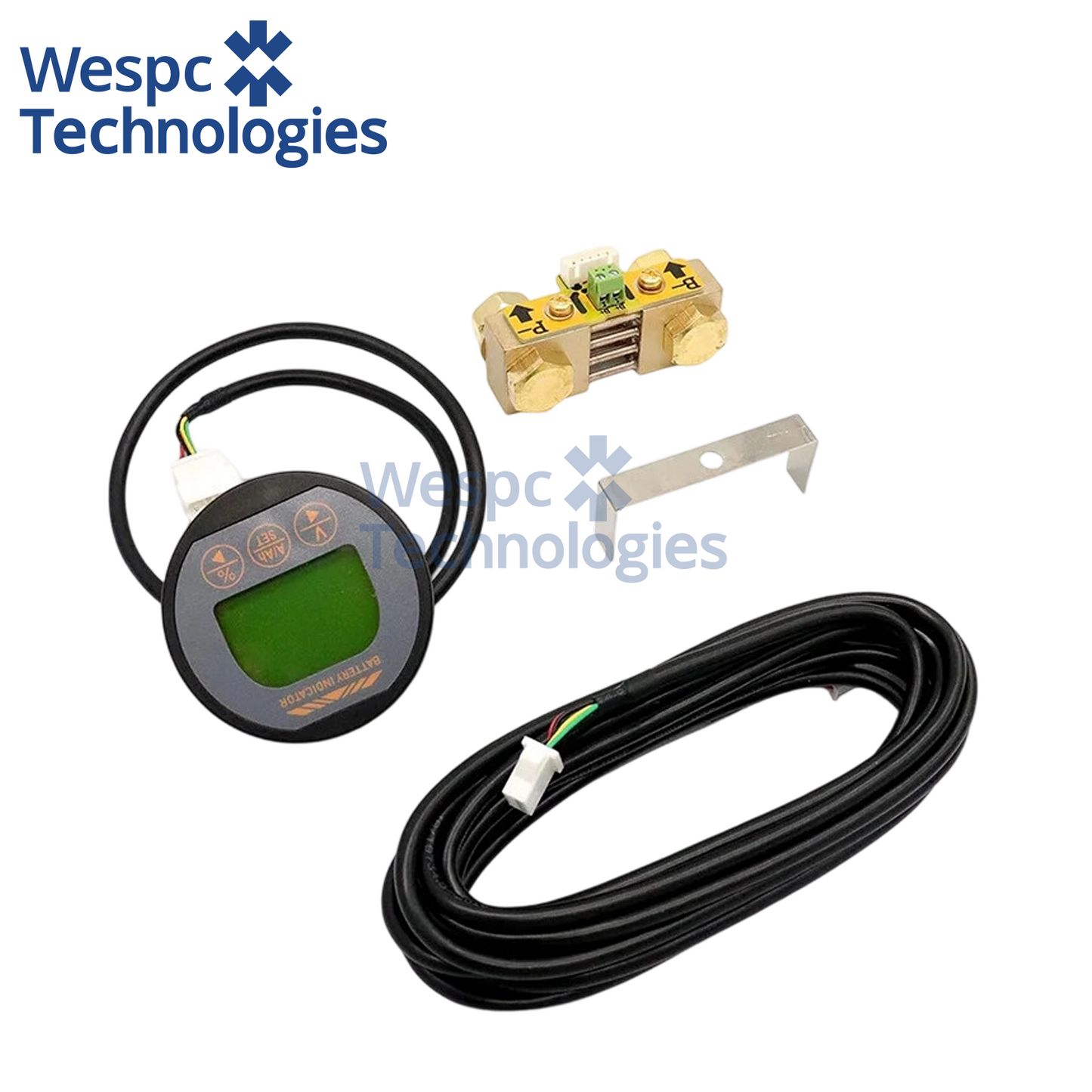 TR16 Waterproof DC 8-120V Battery Capacity Tester 350A High Precision Digital Coulomb Meter LCD Voltage Current SOC Monitor