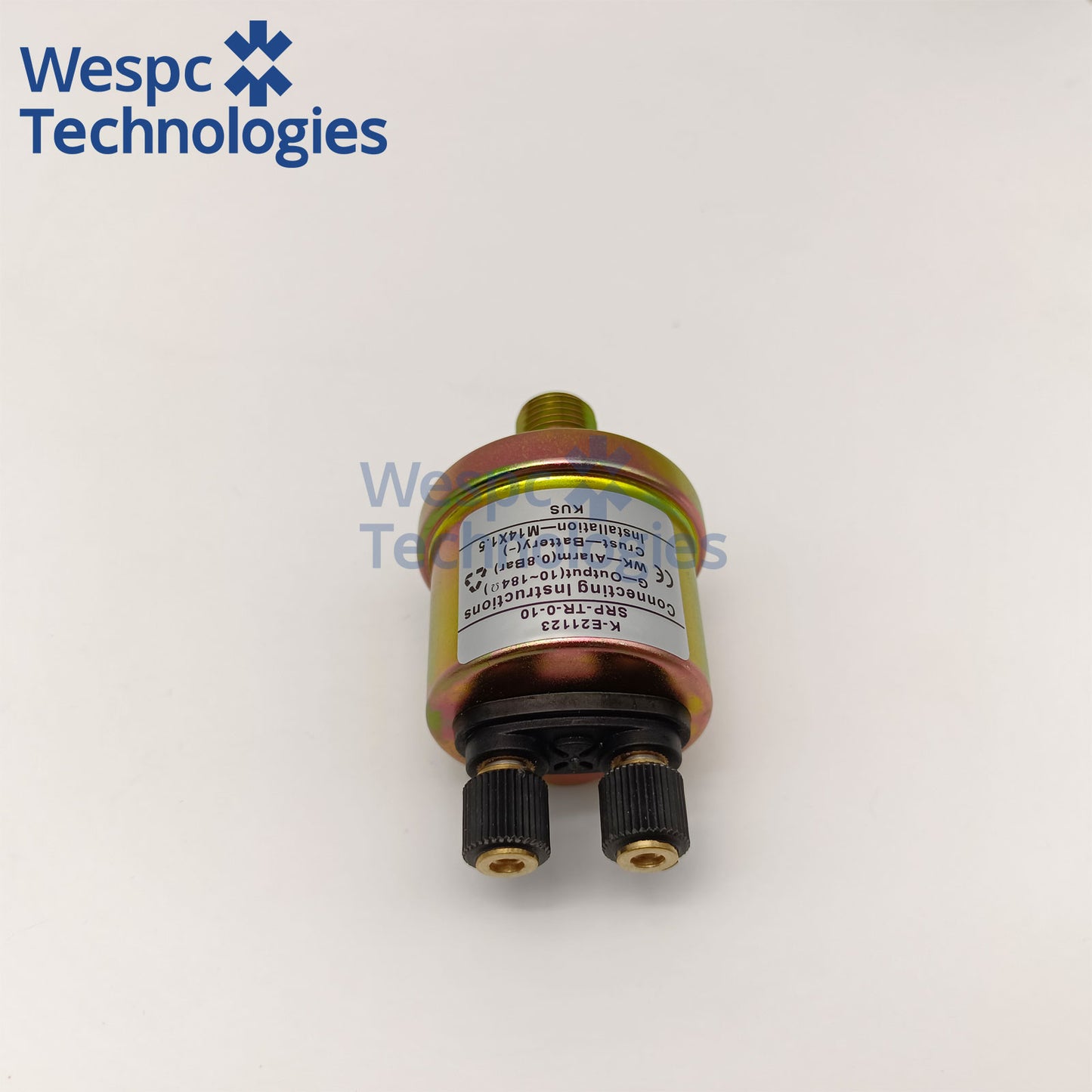 Original KUS KE21123 Oil Pressure Sensor M14X1.5 1/8-18NPT Thread Dual M4 Terminal 0-10Bar 10-184Ω No Low Pressure Alarm VDO