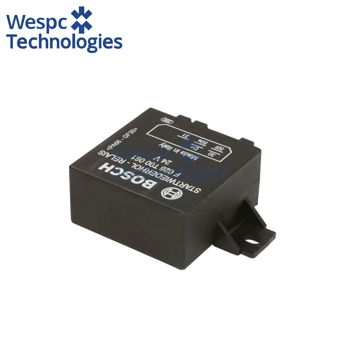 Original Bosch 0331802100 24V Repetitive Relay 5-Pin Mini Relay 24V DC 40A NO 20A NC ISO Automotive Changeover Relay