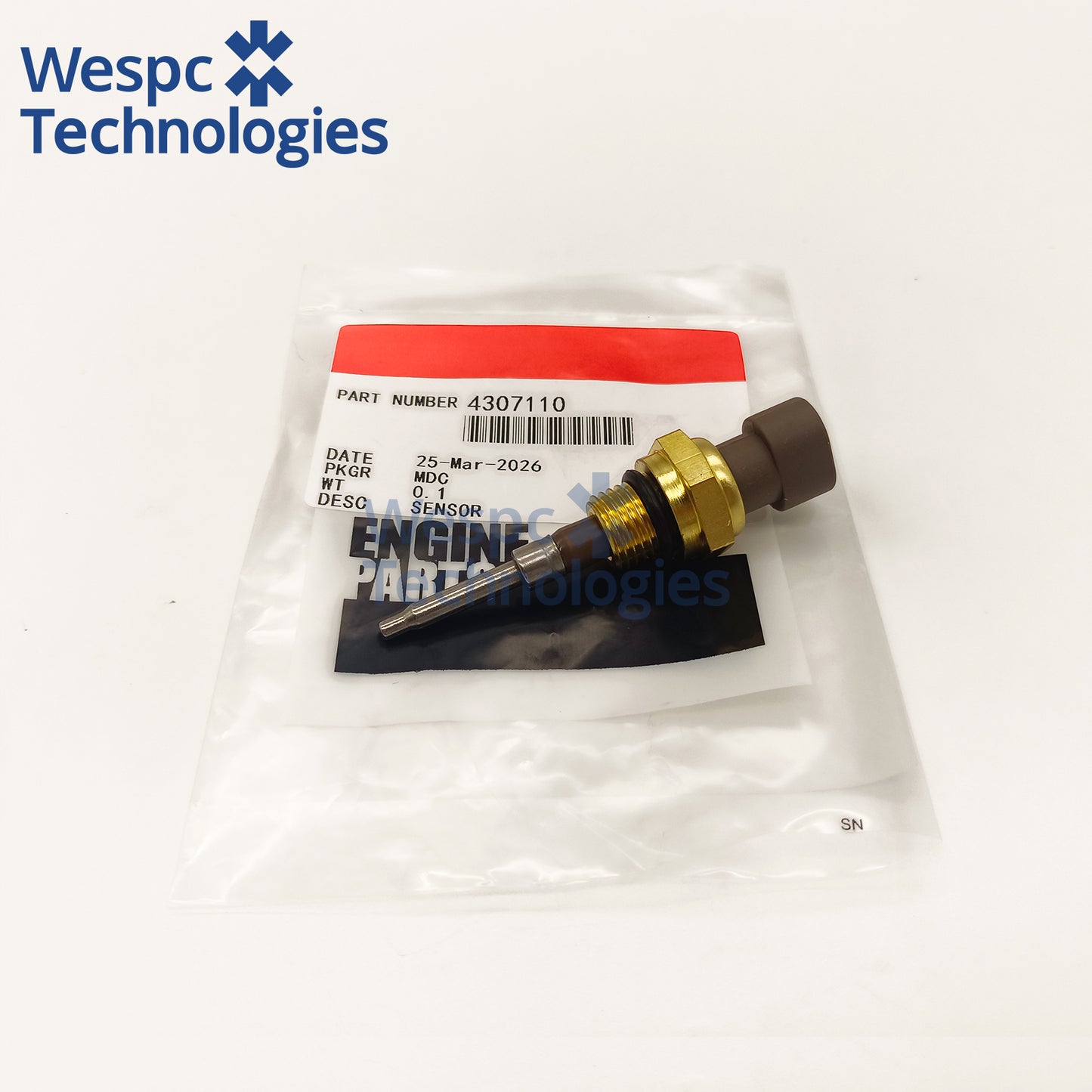 New Intake Manifold or Coolant Temperature Sensor 4307110 For Cummins ISX ISX15