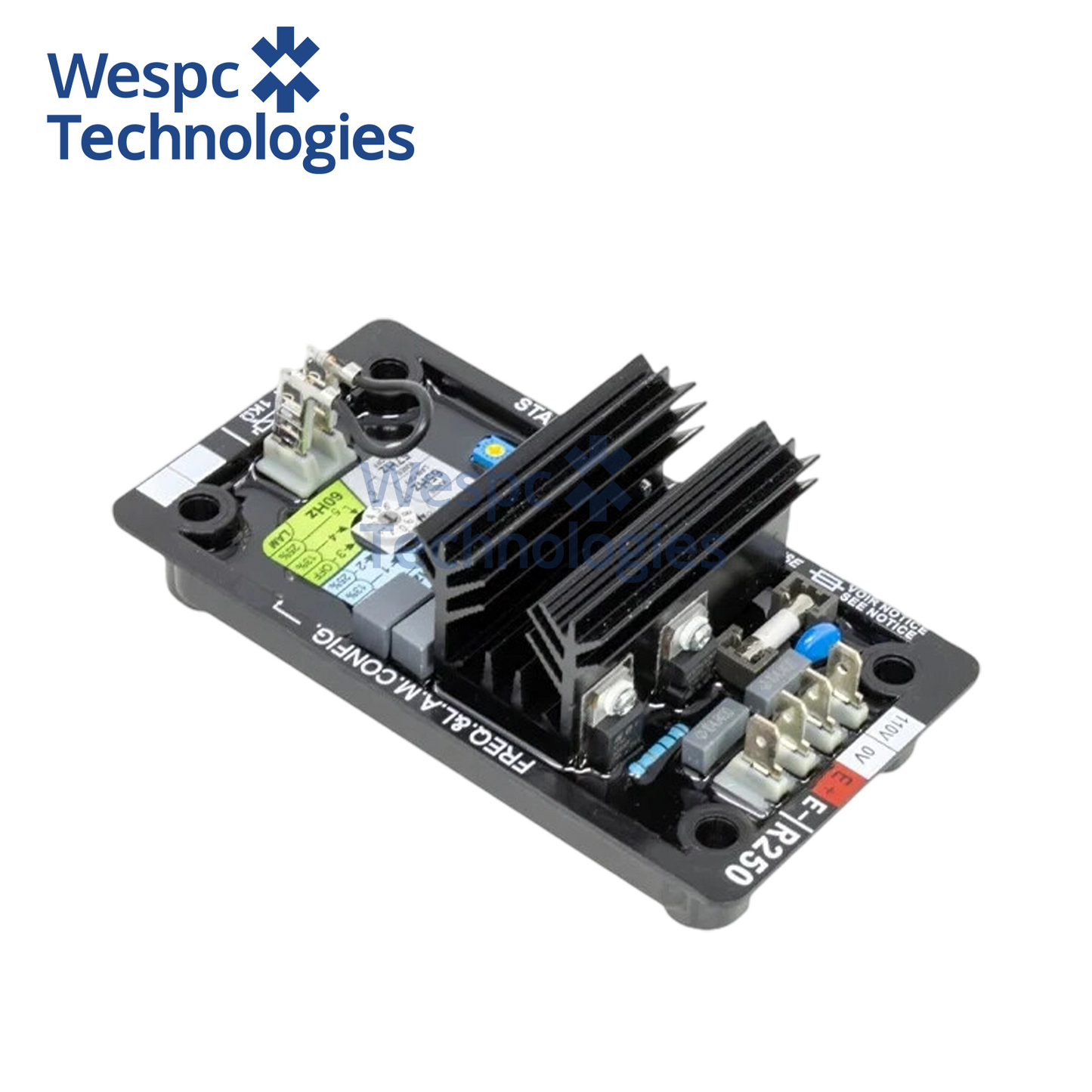 R250 Automatic Voltage Regulator AVR Compatible With Leroy Somer LSA TAL Shunt Excitation Generator