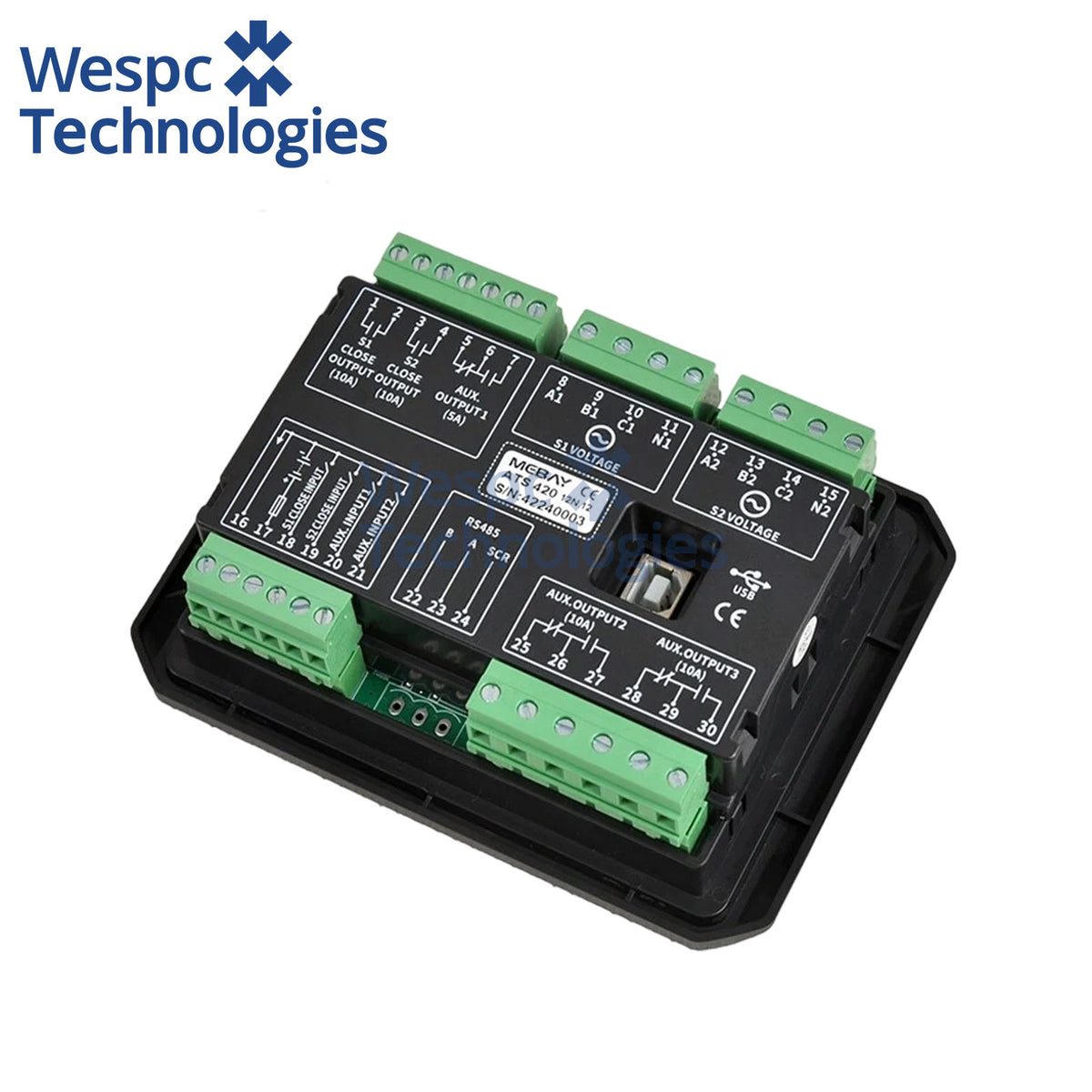 Original Genuine Mebay ATS420 Dual Power ATS Automatic Transfer Switch Controller