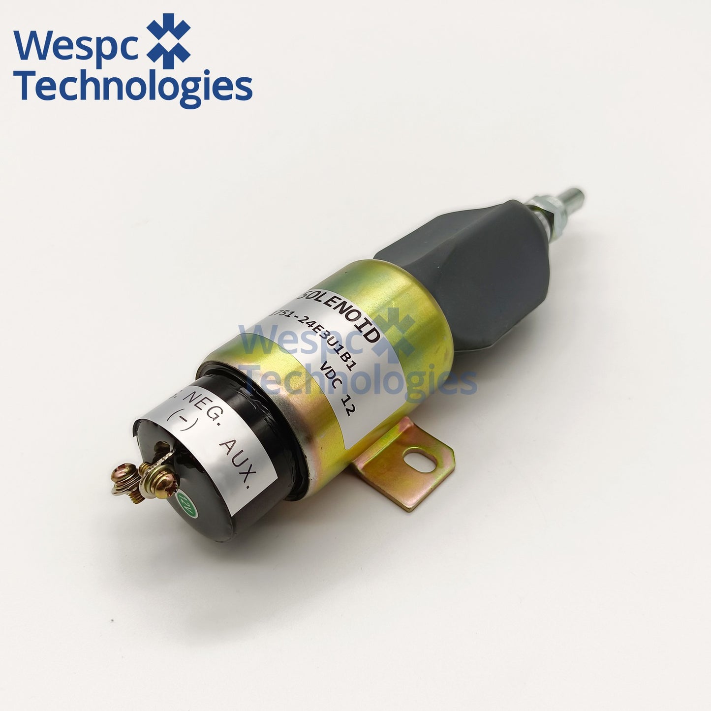 1751-24E3U1B1 Diesel Fuel Shutoff Solenoid Valve 24V Replace SA-3844 Fuel Stop Solenoid for Diesel Engine Generator