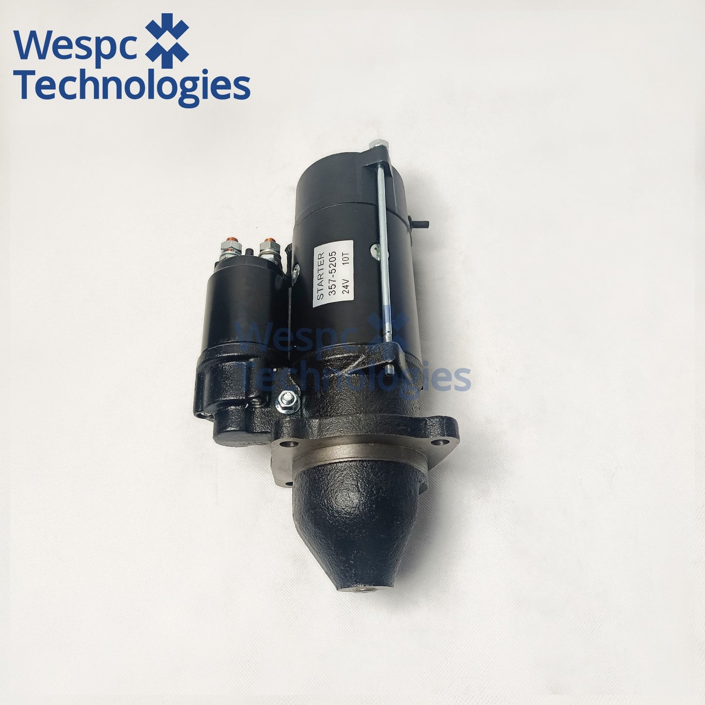 357-5205 24V Heavy Duty Starter Motor 10 Teeth Replacement for Caterpillar Excavator and Diesel 1104D 1106D C4.4 C7.1 Engine