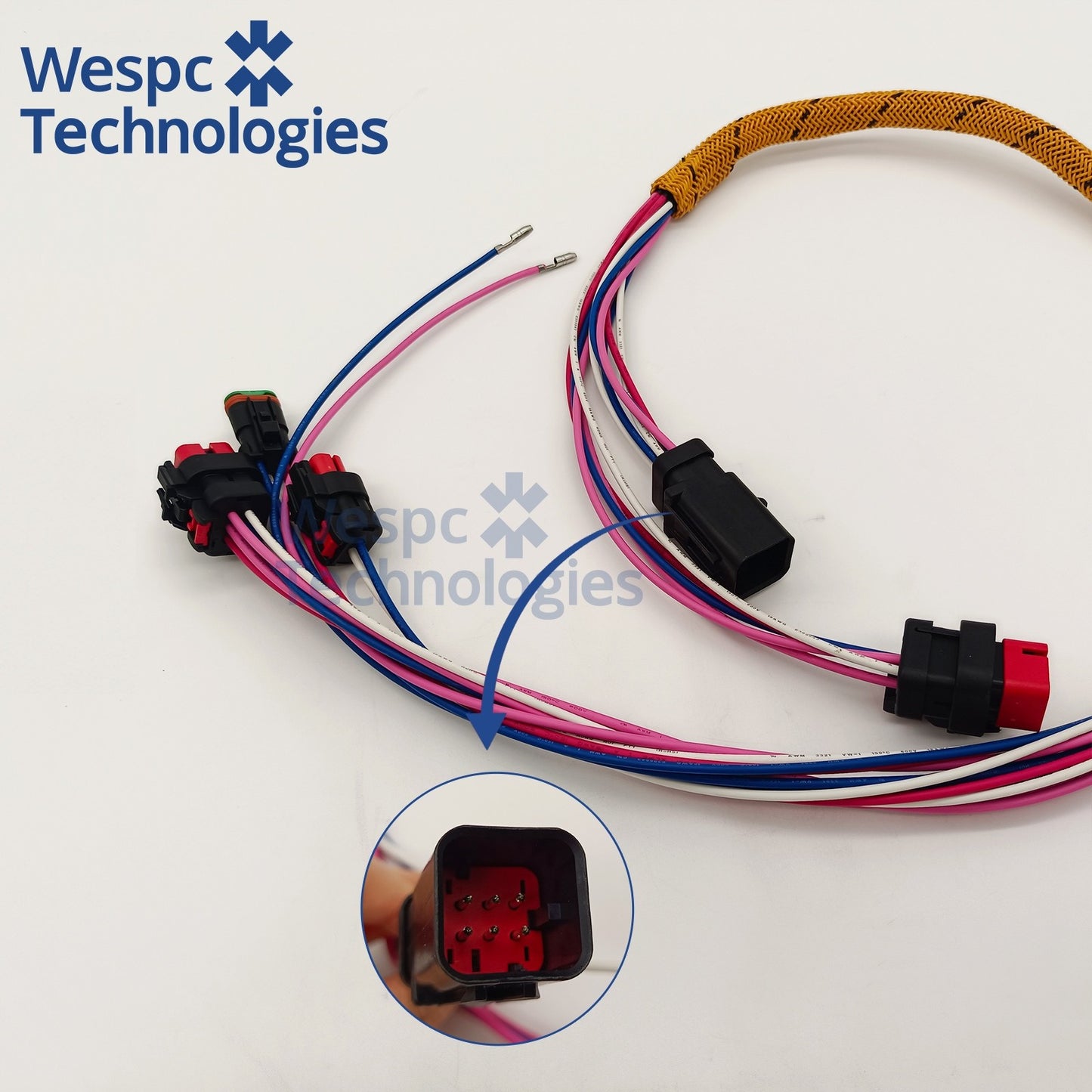 WESPC 251‑0580 2510580 Left Handle Left Console Wiring Harness For CAT 312D 320D 325D 336D D‑Series Excavator