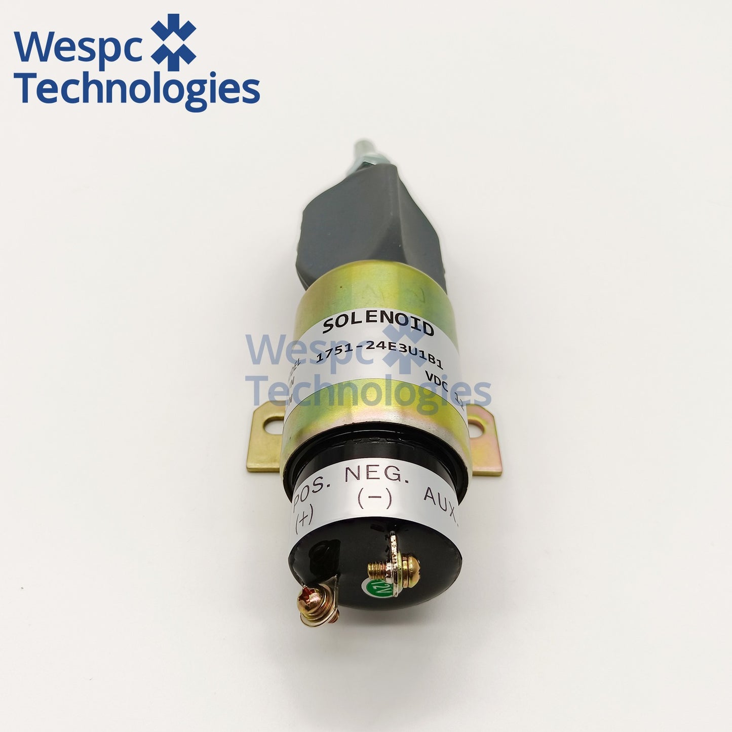 1751-24E3U1B1 Diesel Fuel Shutoff Solenoid Valve 24V Replace SA-3844 Fuel Stop Solenoid for Diesel Engine Generator