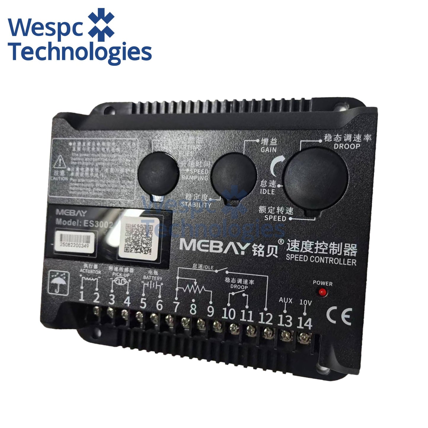 Original Genuine ES3002 Automatic Speed Controller Control Panel For Diesel Engine