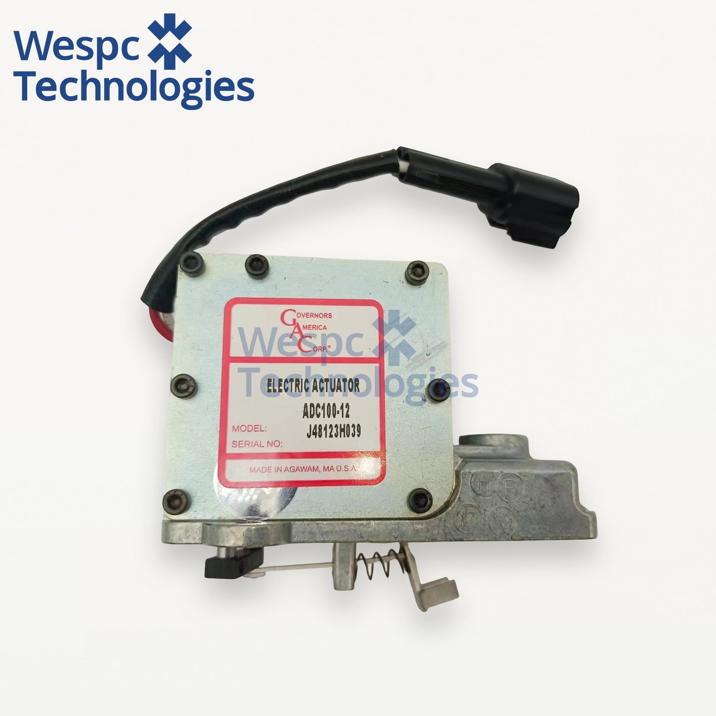 Original GAC ADC100-12 Electronic Fuel Control Actuator 12V DC Linear Throttle Actuator For Diesel Generator