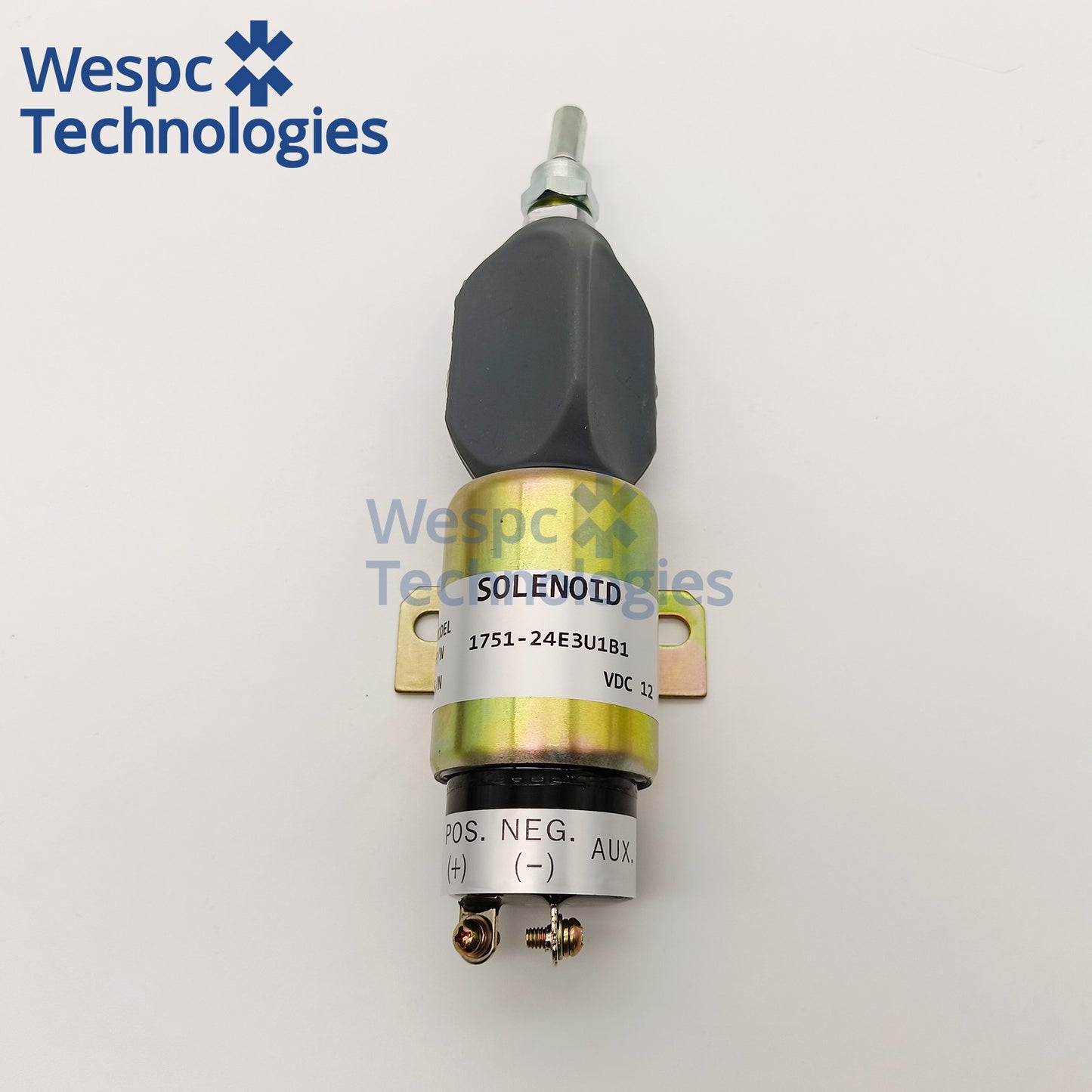 1751-24E3U1B1 Diesel Fuel Shutoff Solenoid Valve 24V Replace SA-3844 Fuel Stop Solenoid for Diesel Engine Generator