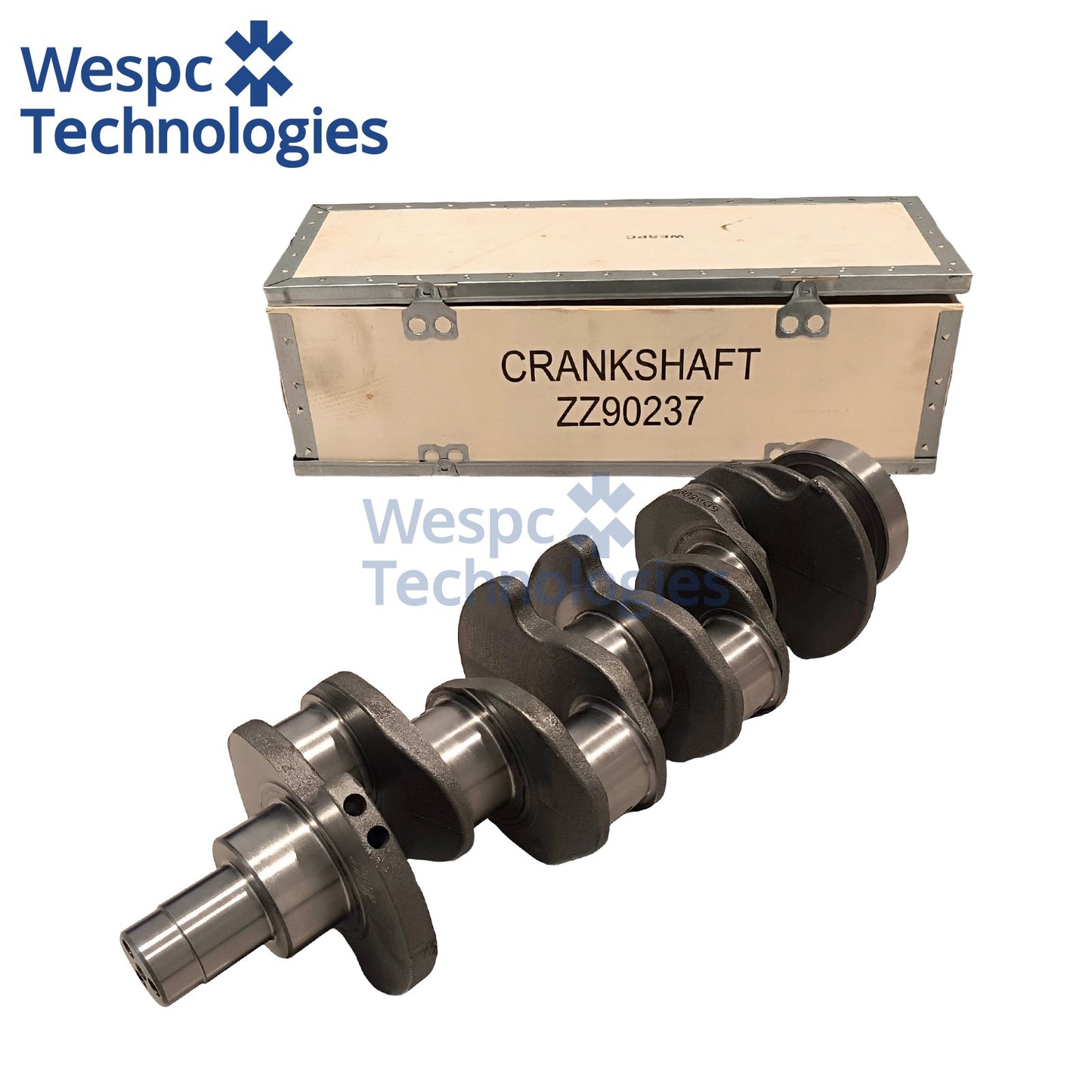 WESPC ZZ90237 Crankshaft for Perkins 1104A 1104C 1104D Diesel Engine Excavator