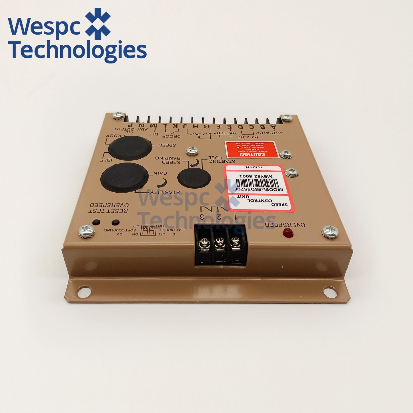 ESD5570E Electronic Speed Control Unit Compatible for GAC Diesel Generator Governor 12/24V DC Engine RPM Controller Genset