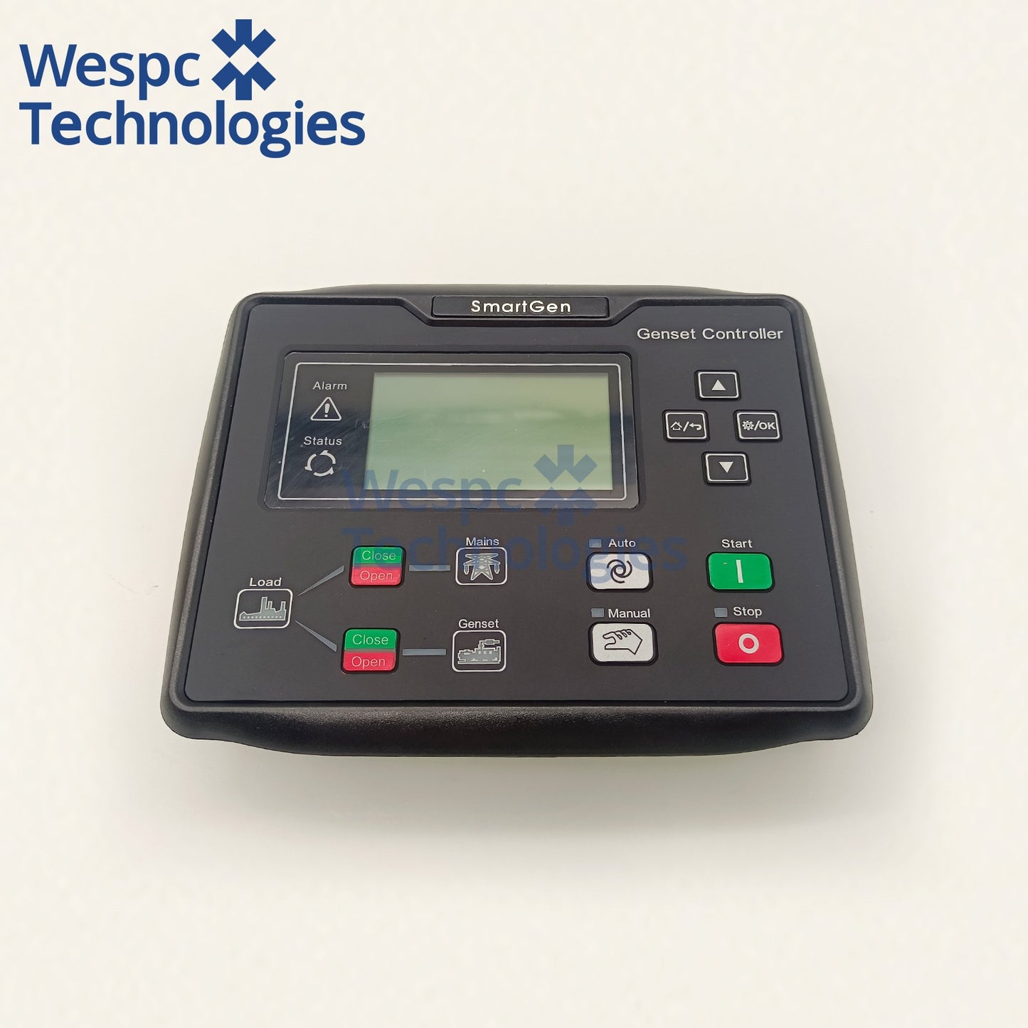 6120CAN Genset Controller Remote Monitor LCD for Diesel Generator