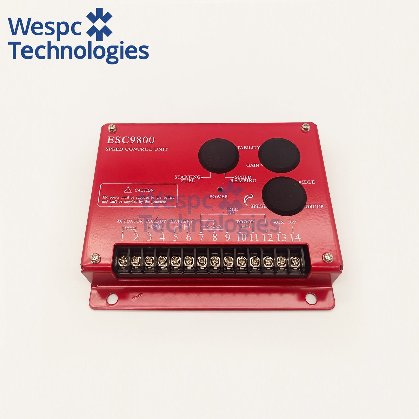 ESC9800 Electronic Speed Control Board 12V/24V PID Speed Regulator Diesel Genset Governor Engine Speed Control Unit