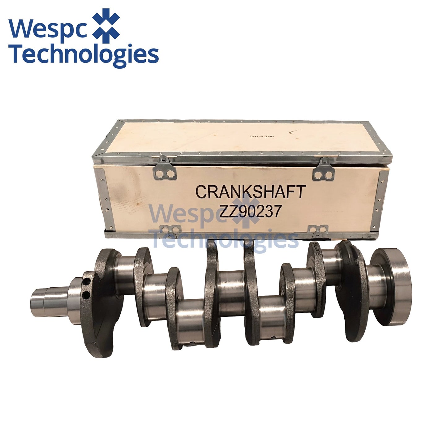 WESPC ZZ90237 Crankshaft for Perkins 1104A 1104C 1104D Diesel Engine Excavator