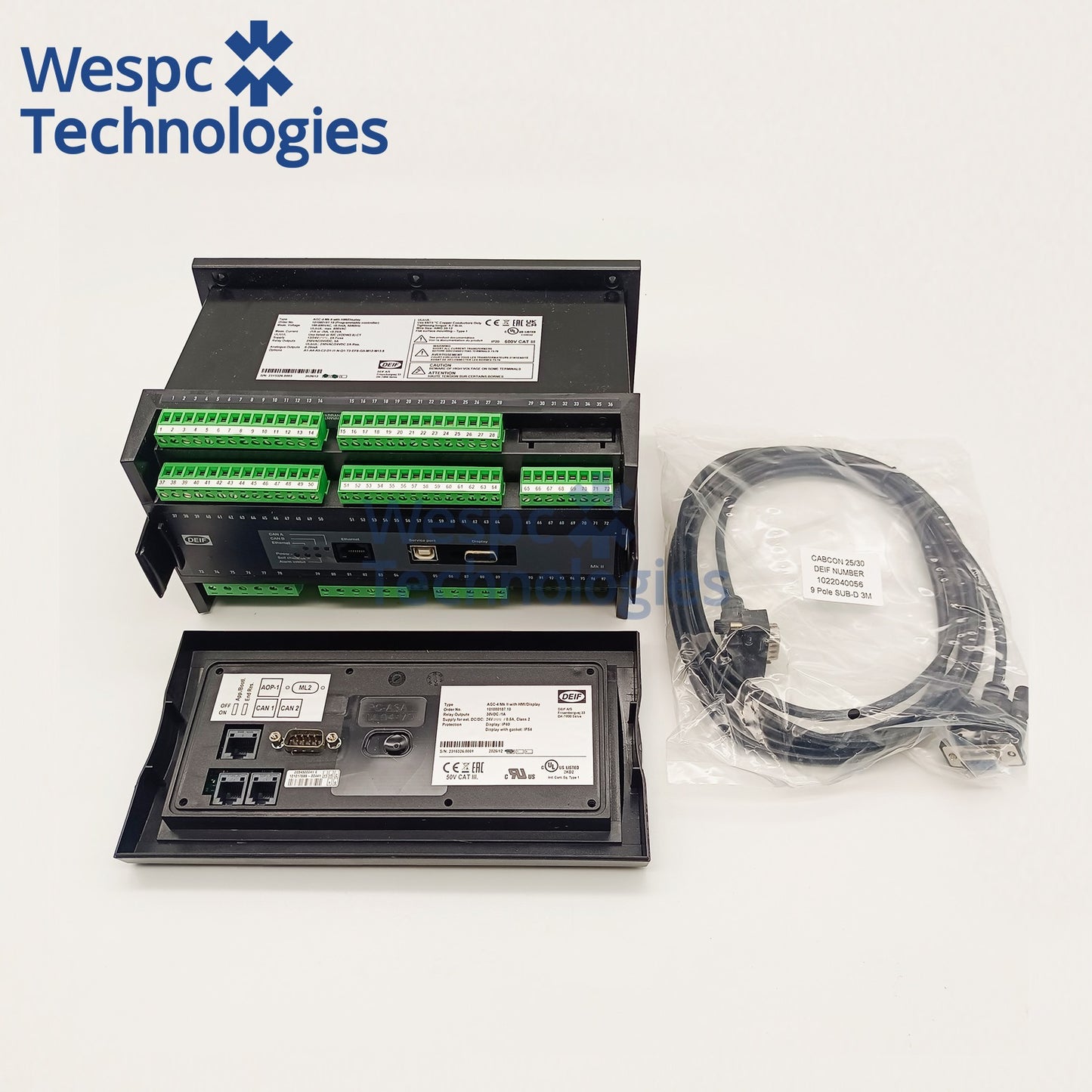 Original DEIF AGC-4 MKII Automatic Genset Controller Generator Set Controller