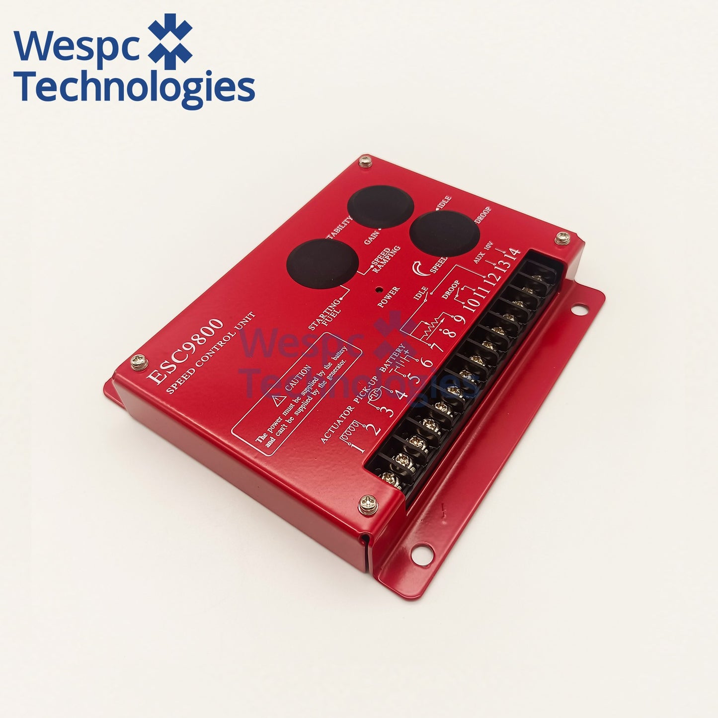 ESC9800 Electronic Speed Control Board 12V/24V PID Speed Regulator Diesel Genset Governor Engine Speed Control Unit