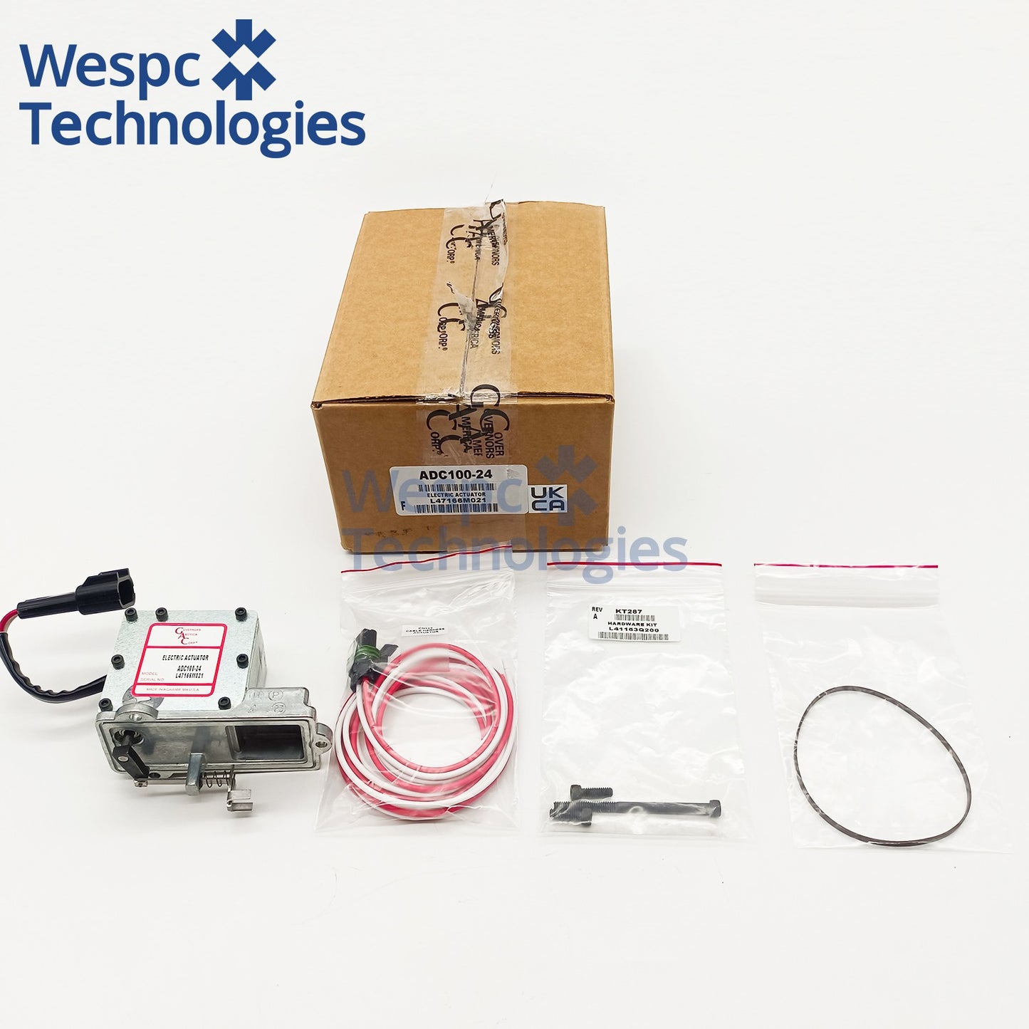 ADC100-24 Electric Actuator 24V DC High Performance Integrated Fuel Control
