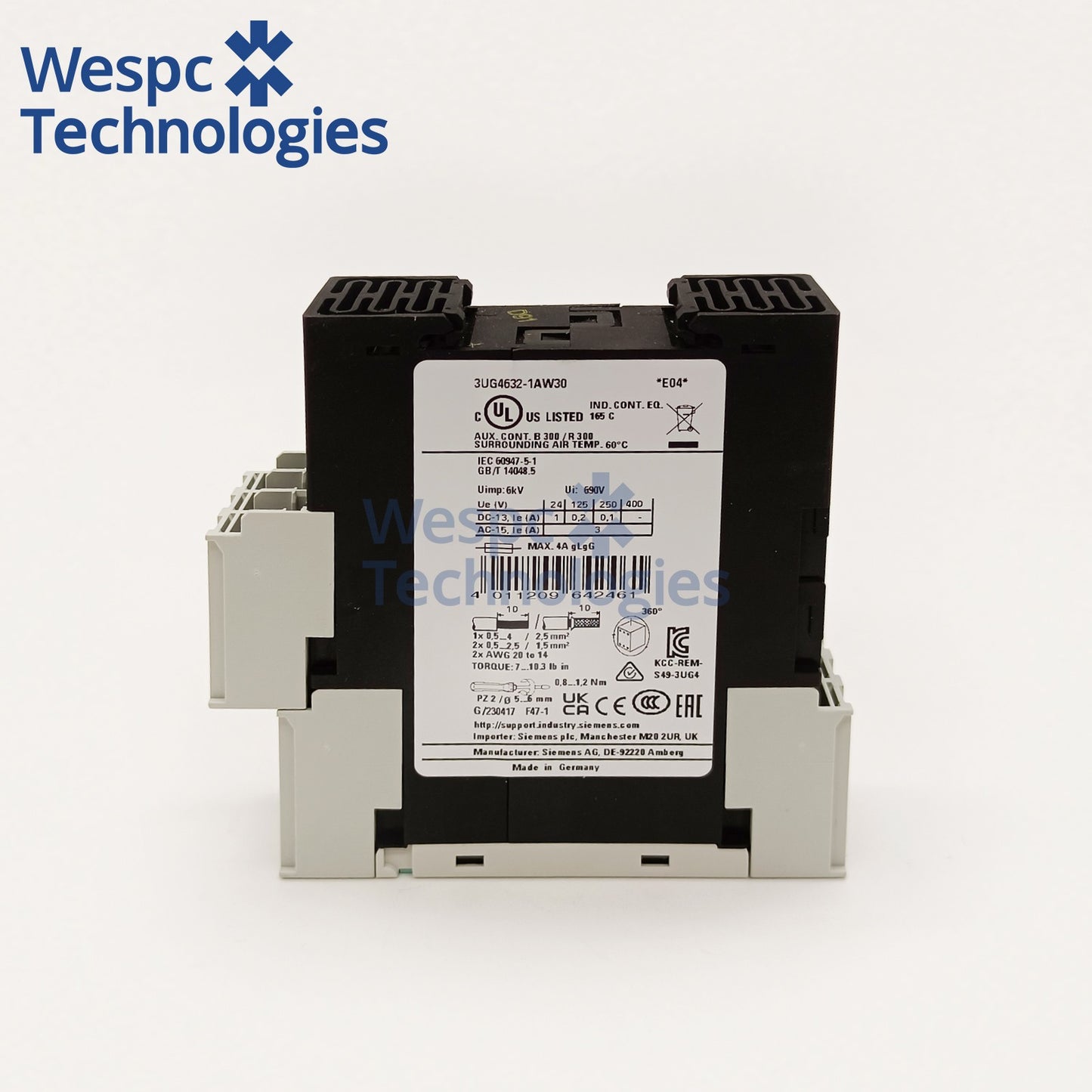 3UG4632-1AW30 Digital Monitoring Relay New Sealed in Box for Industrial Control