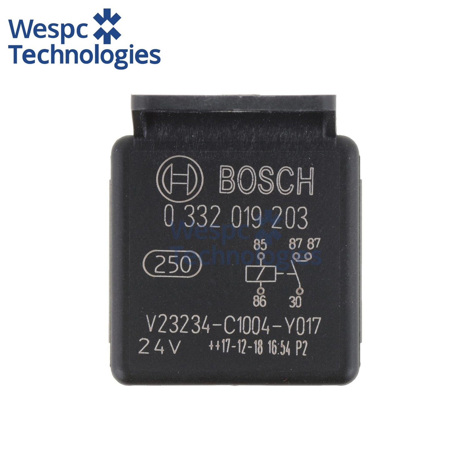 Original For BOSCH 0332019203 Normal Open Mini Relay 5 Pins 24V 20A