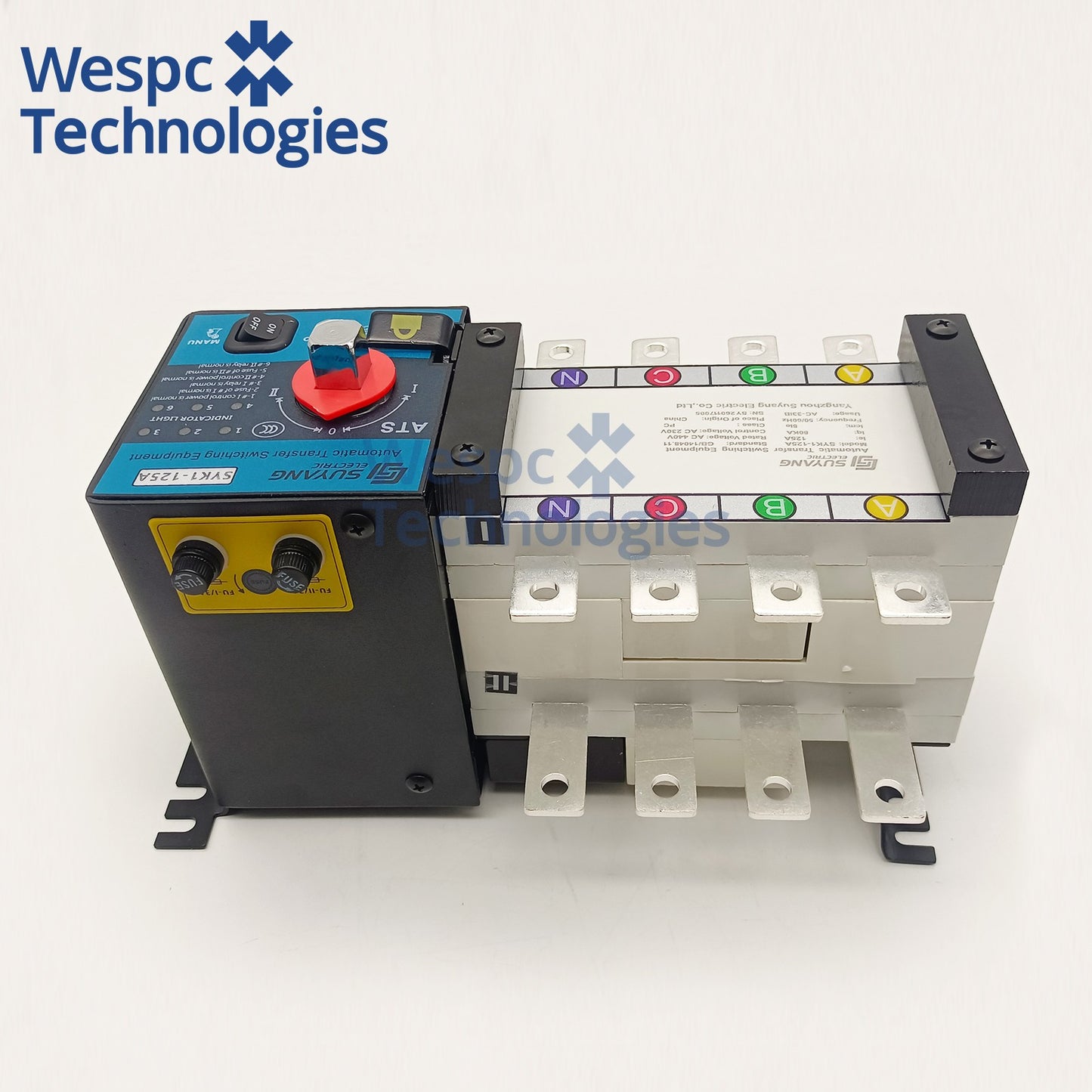 SYK1-125A/4P Dual Power Transfer Controller Automatic Switching Module