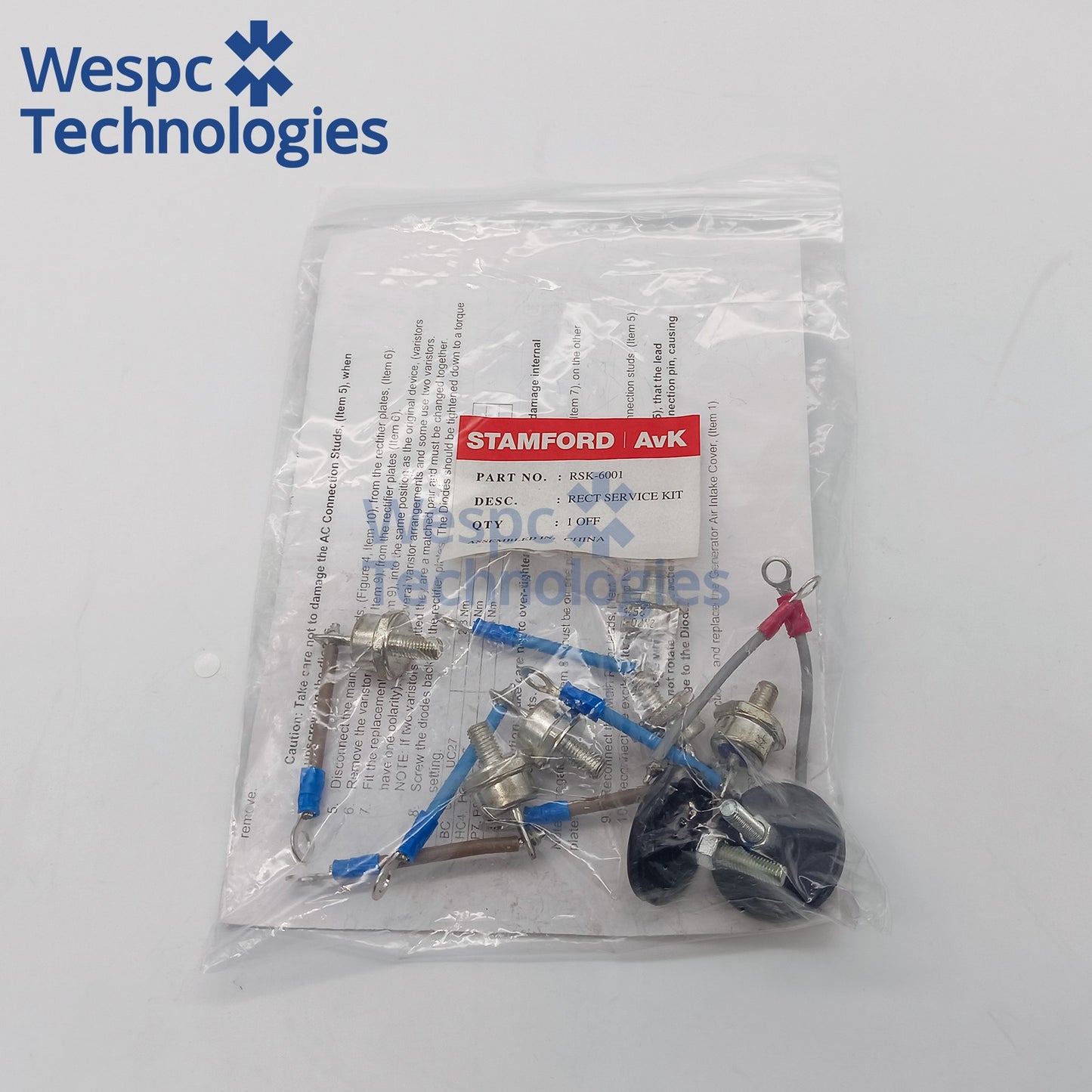 Original RSK6001 Stamford Diode Rectifier Kit Generator Rectifier Service Kit