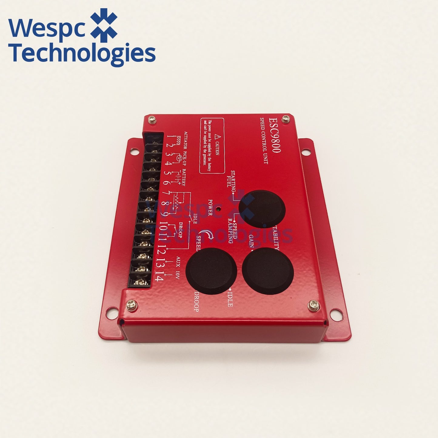 ESC9800 Electronic Speed Control Board 12V/24V PID Speed Regulator Diesel Genset Governor Engine Speed Control Unit