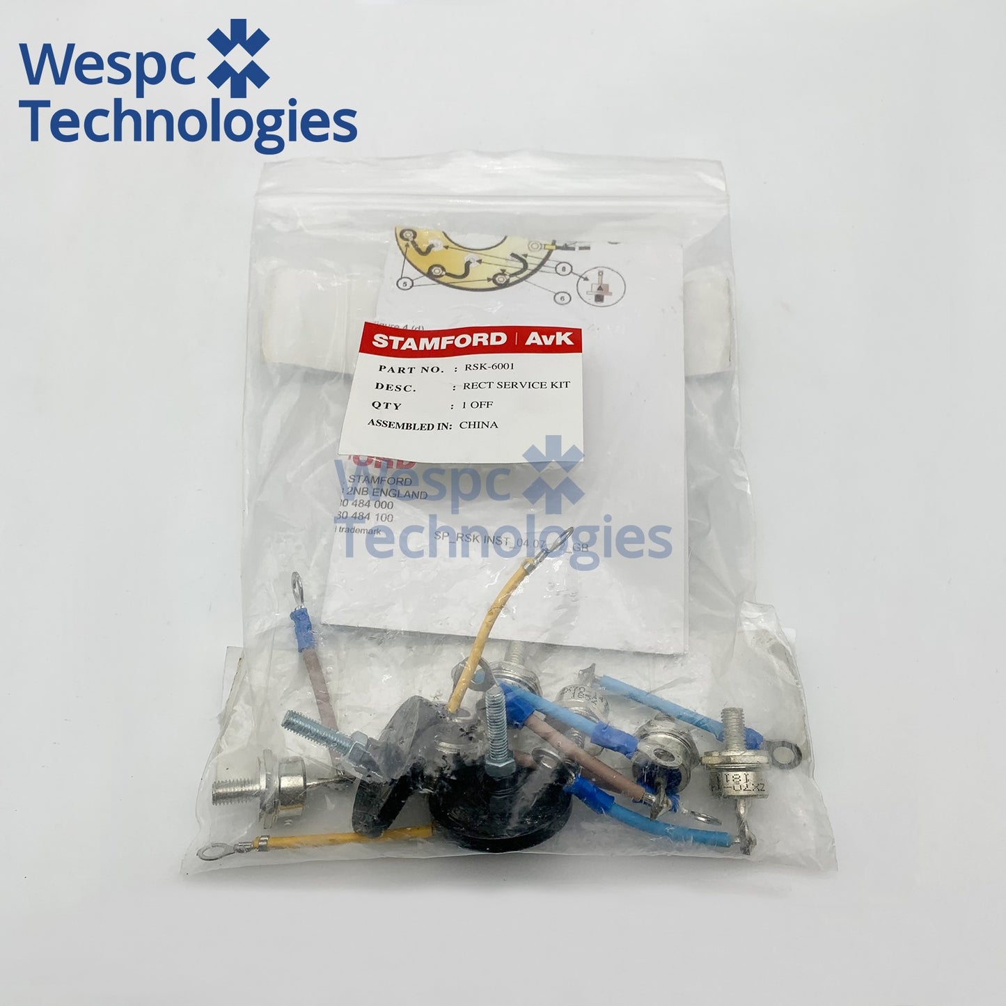 Original RSK6001 Stamford Diode Rectifier Kit Generator Rectifier Service Kit