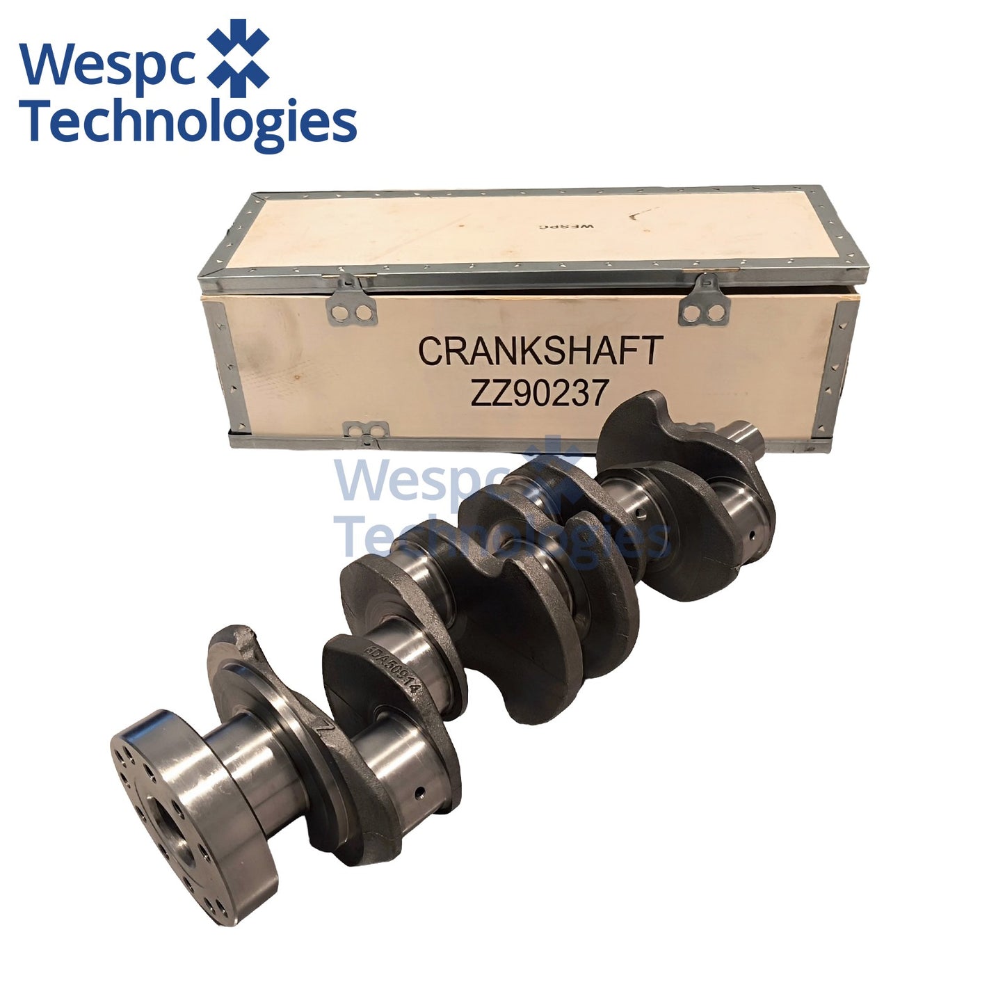 WESPC ZZ90237 Crankshaft for Perkins 1104A 1104C 1104D Diesel Engine Excavator