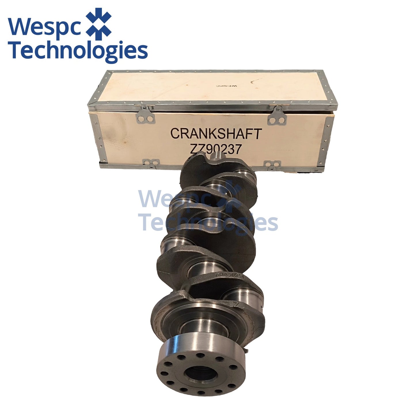 WESPC ZZ90237 Crankshaft for Perkins 1104A 1104C 1104D Diesel Engine Excavator