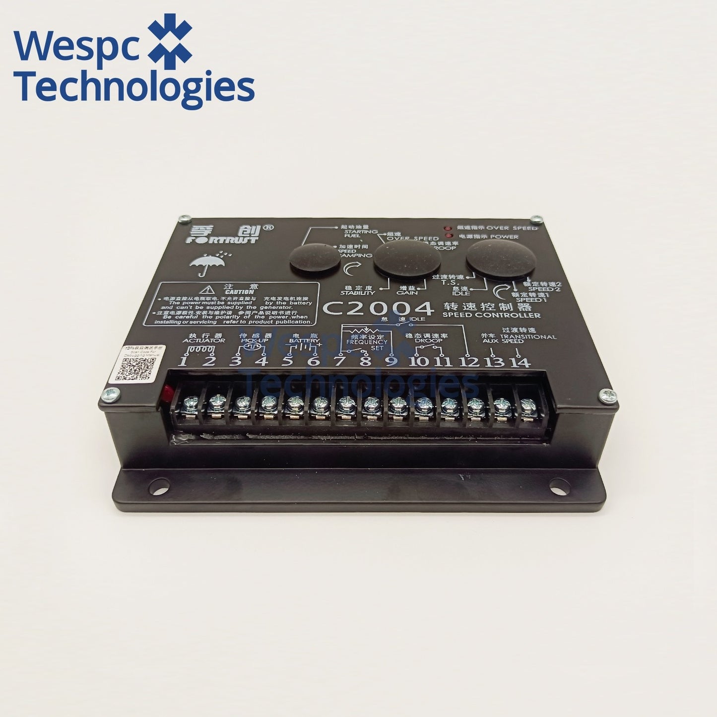 Original Fortrust C2004  Speed Controller  Diesel Engine Electronic Governor Precision Control Unit for  Generator Industrial Equipment