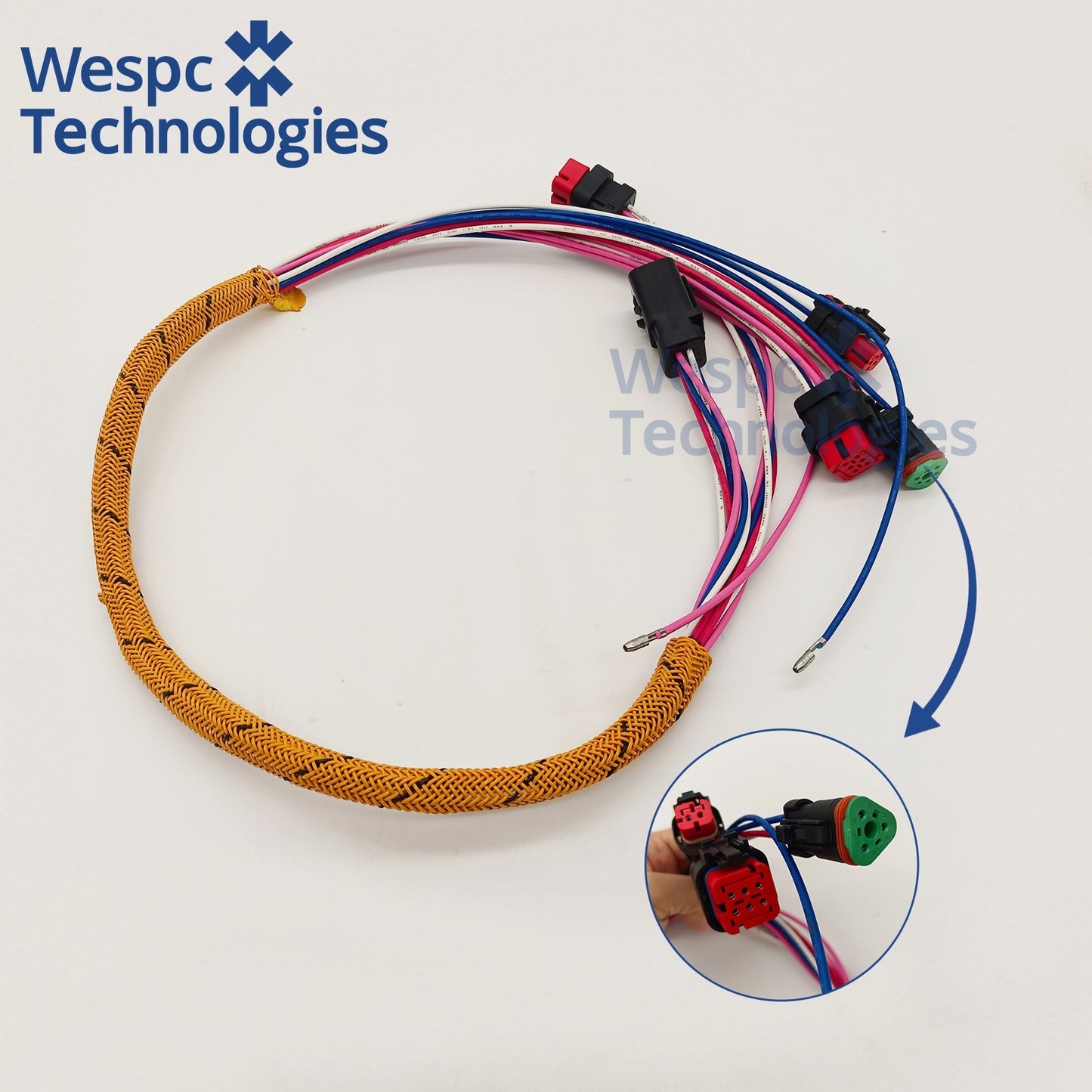 WESPC 251‑0580 2510580 Left Handle Left Console Wiring Harness For CAT 312D 320D 325D 336D D‑Series Excavator