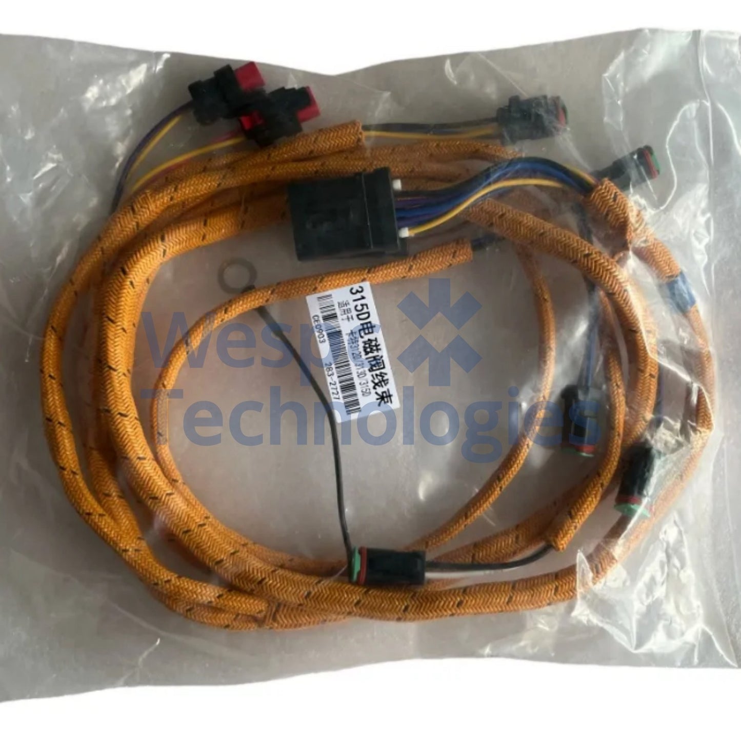 283‑2727 2832727 Solenoid Valve Wiring Harness Replace for CAT 312D 313D 315D Excavator Hydraulic Loom