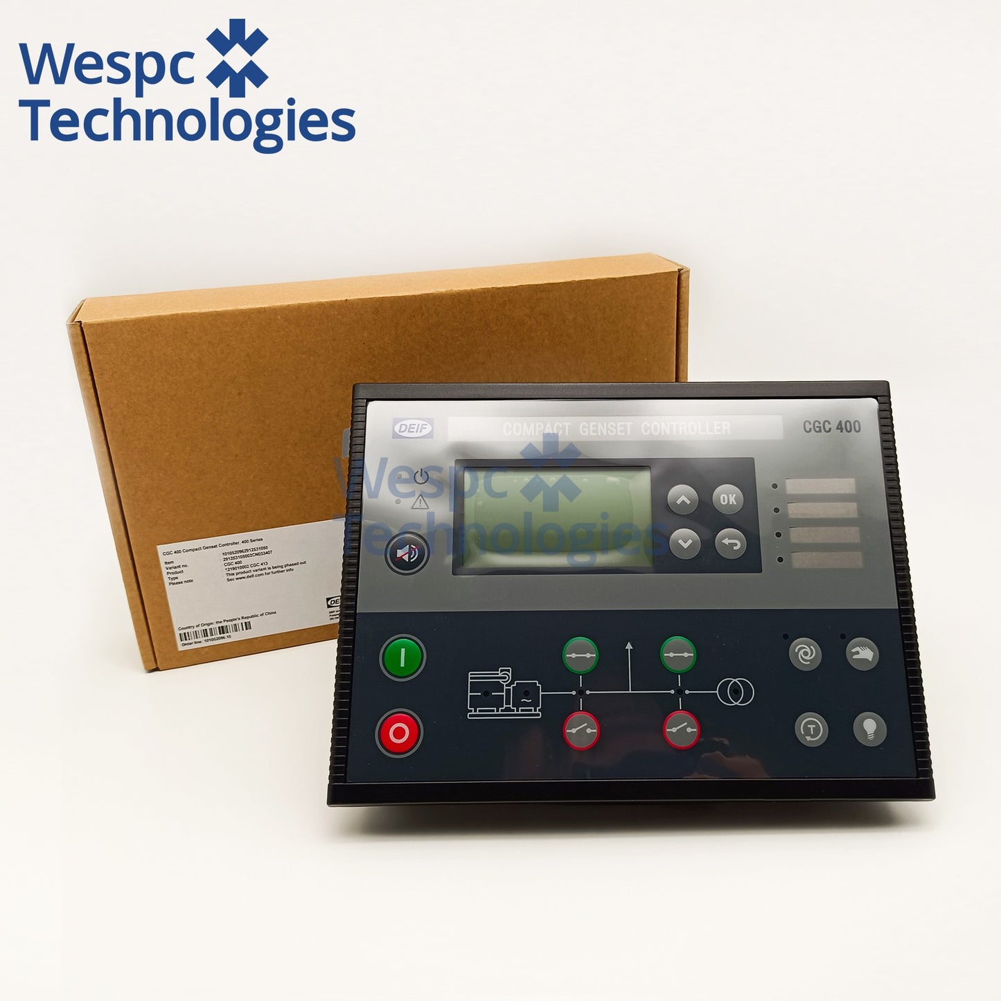 Original DEIF CGC413 Compact Genset AMF Controller Auto Start Control Module  For Diesel Generator Replacement Spare Part