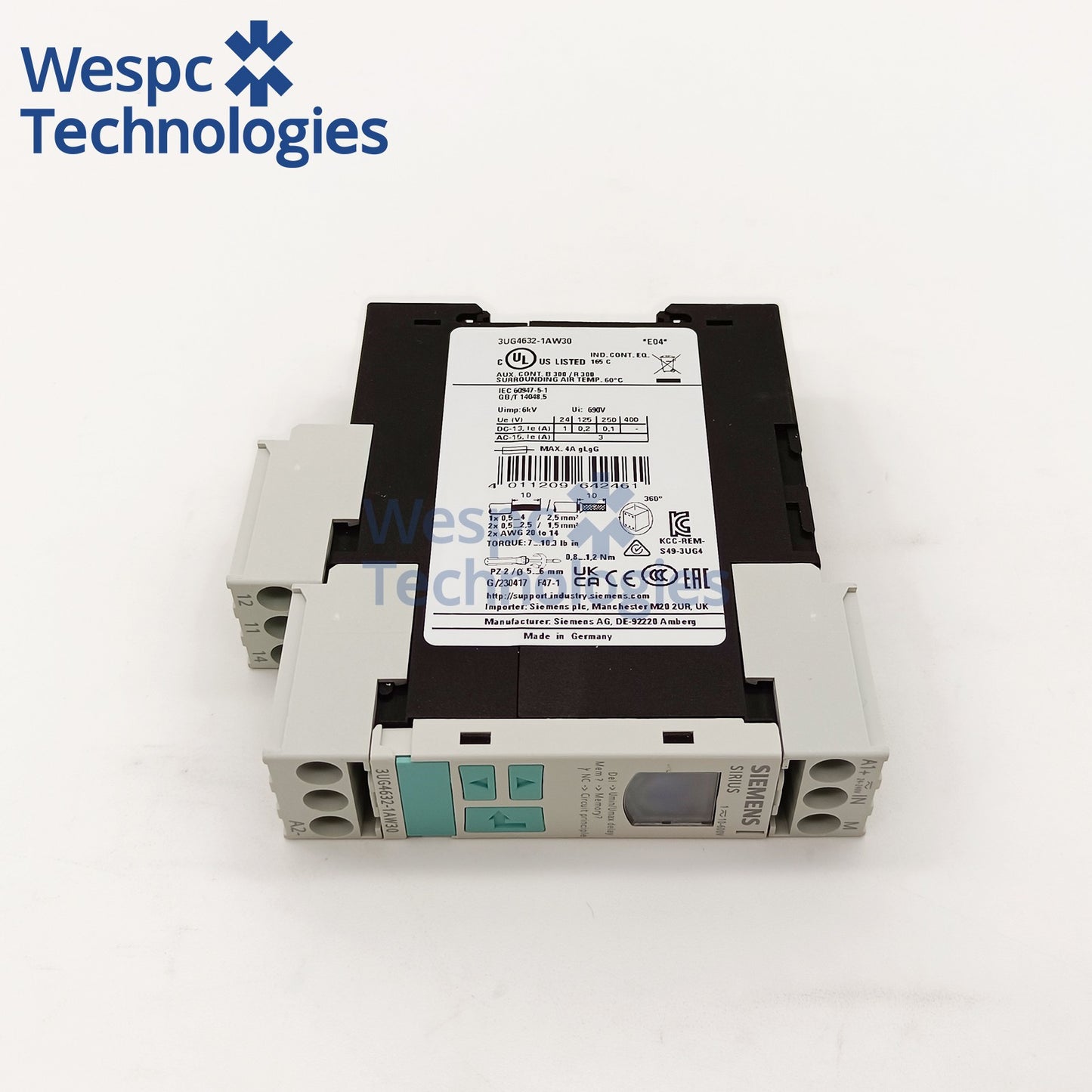 3UG4632-1AW30 Digital Monitoring Relay New Sealed in Box for Industrial Control