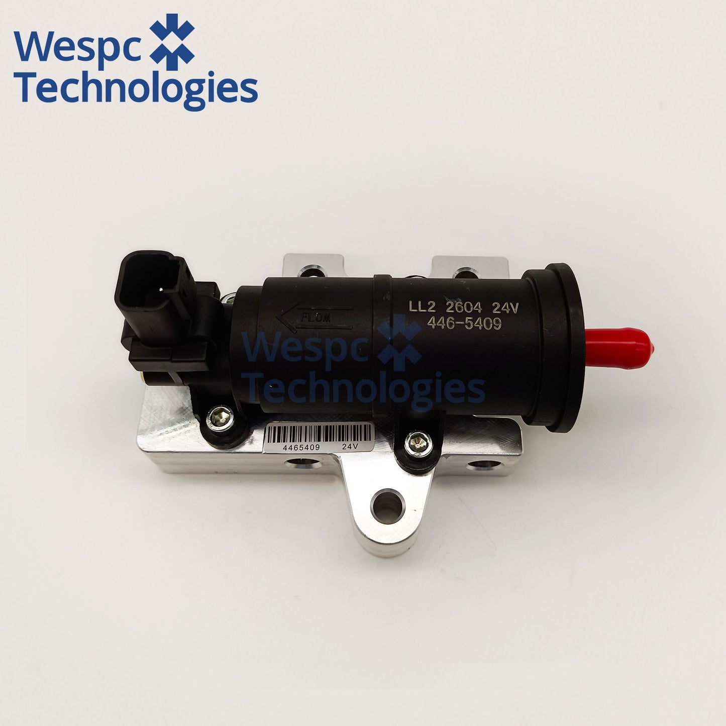 446-5409 24V External Fuel Transfer Pump Electric Fuel Lift Pump Replacement for Caterpillar C4.4 C6.6 C7.1 Engine Heavy Machinery