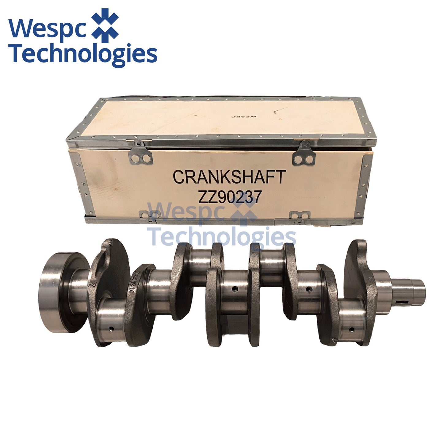 WESPC ZZ90237 Crankshaft for Perkins 1104A 1104C 1104D Diesel Engine Excavator