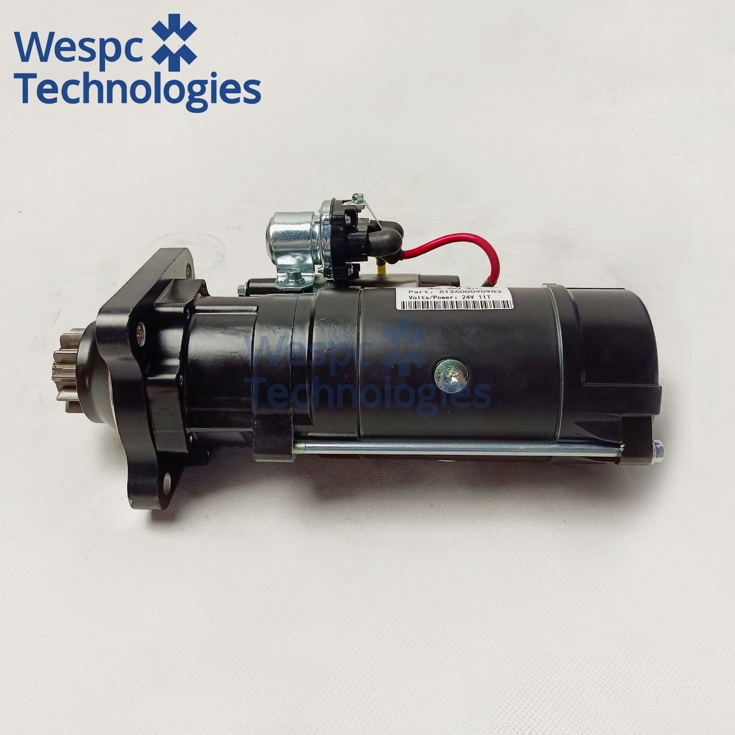 24V Starter Motor 612600090983 Engine Starting Motor Replacement for Weichai WD615 WP10 Sinotruk HOWO Shacman Truck