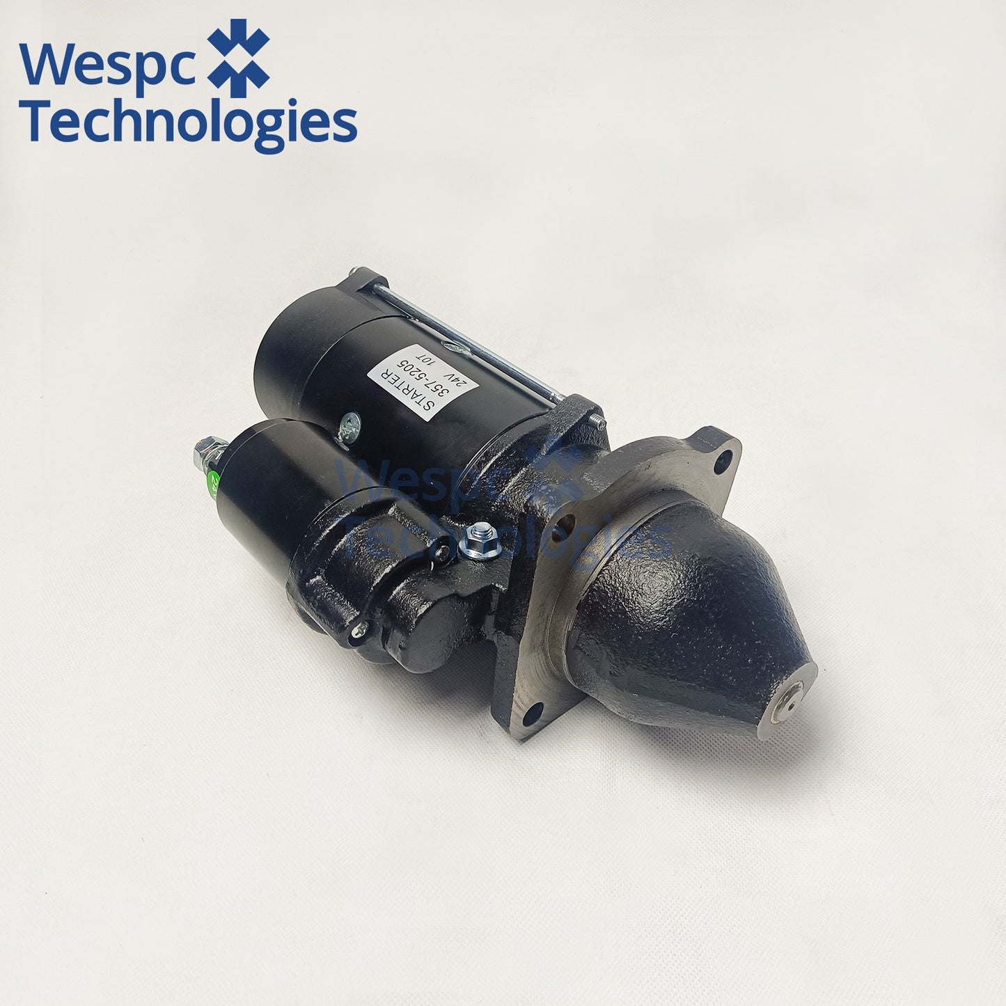 357-5205 24V Heavy Duty Starter Motor 10 Teeth Replacement for Caterpillar Excavator and Diesel 1104D 1106D C4.4 C7.1 Engine