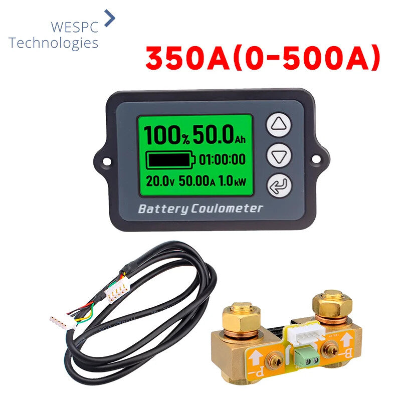 TK15H DC8-120V 50A Battery Coulometer Battery Tester Coulometer Voltmeter