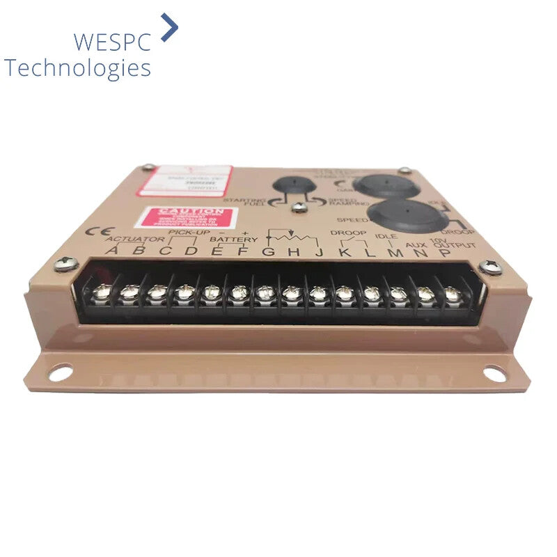 Original GAC ESD5526E Speed Controller for Diesel/gas Gensets 12/24V DC PID Control, Anti-windup for T1/T2 Actuators