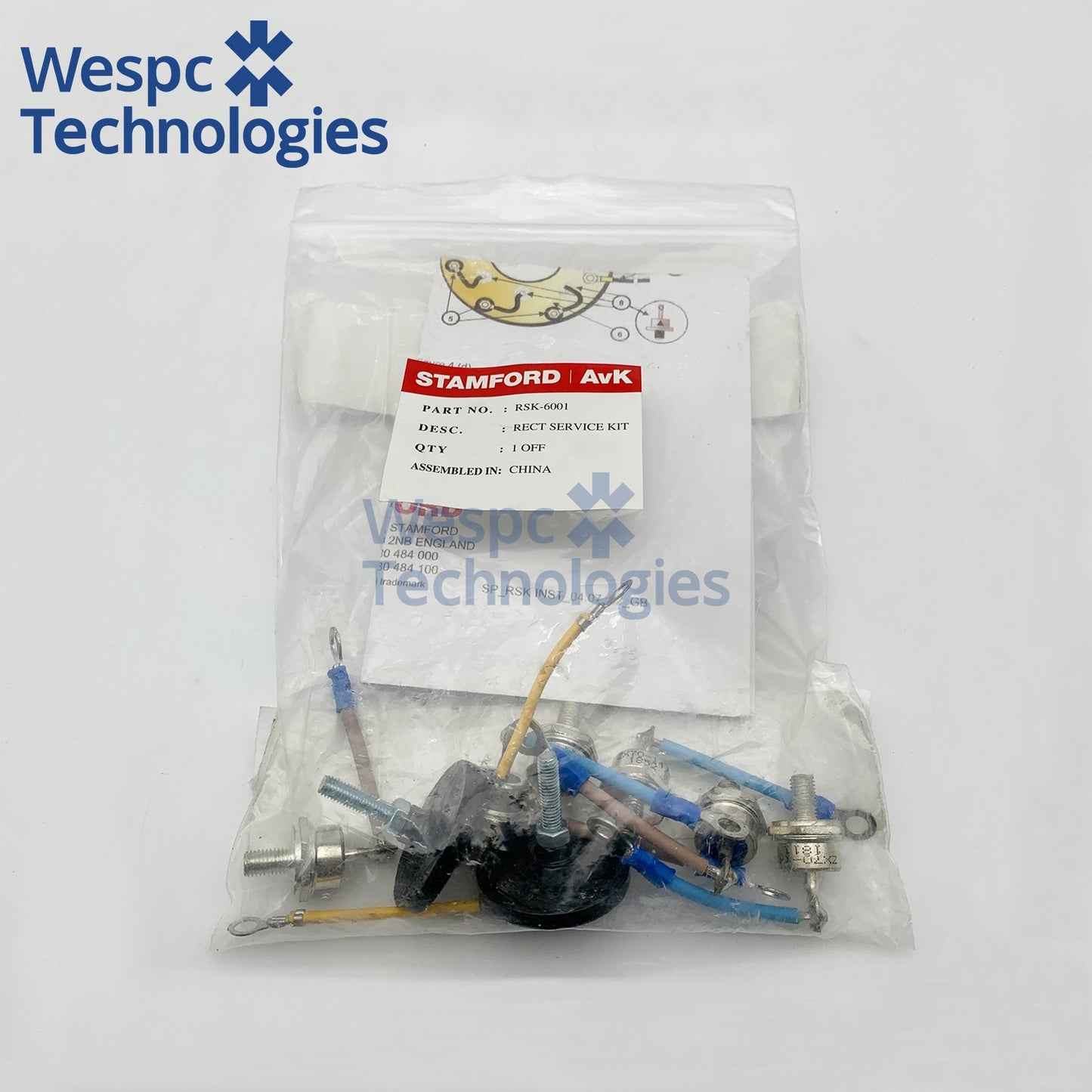 Original RSK6001 Stamford Diode Rectifier Kit Generator Rectifier Service Kit