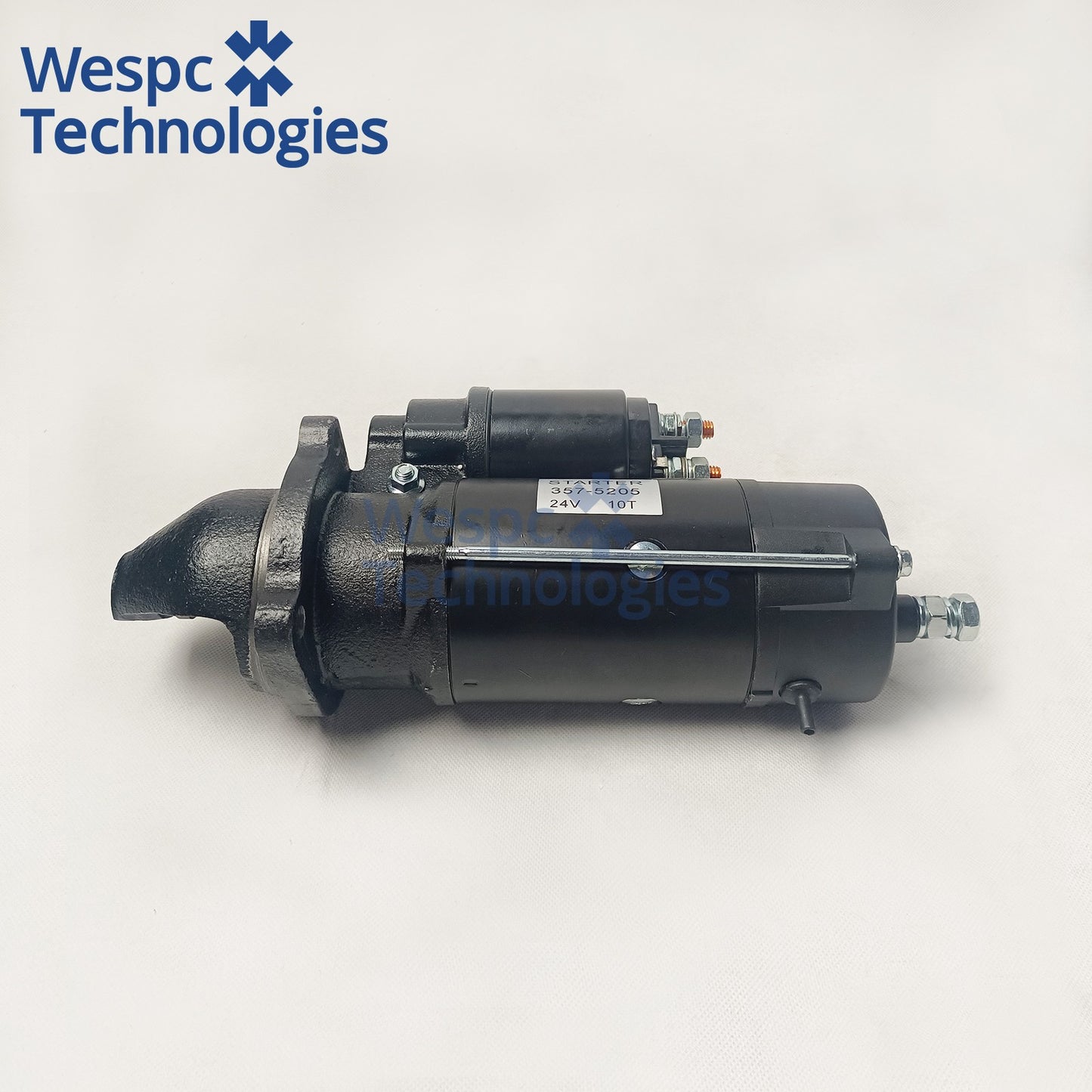 357-5205 24V Heavy Duty Starter Motor 10 Teeth Replacement for Caterpillar Excavator and Diesel 1104D 1106D C4.4 C7.1 Engine