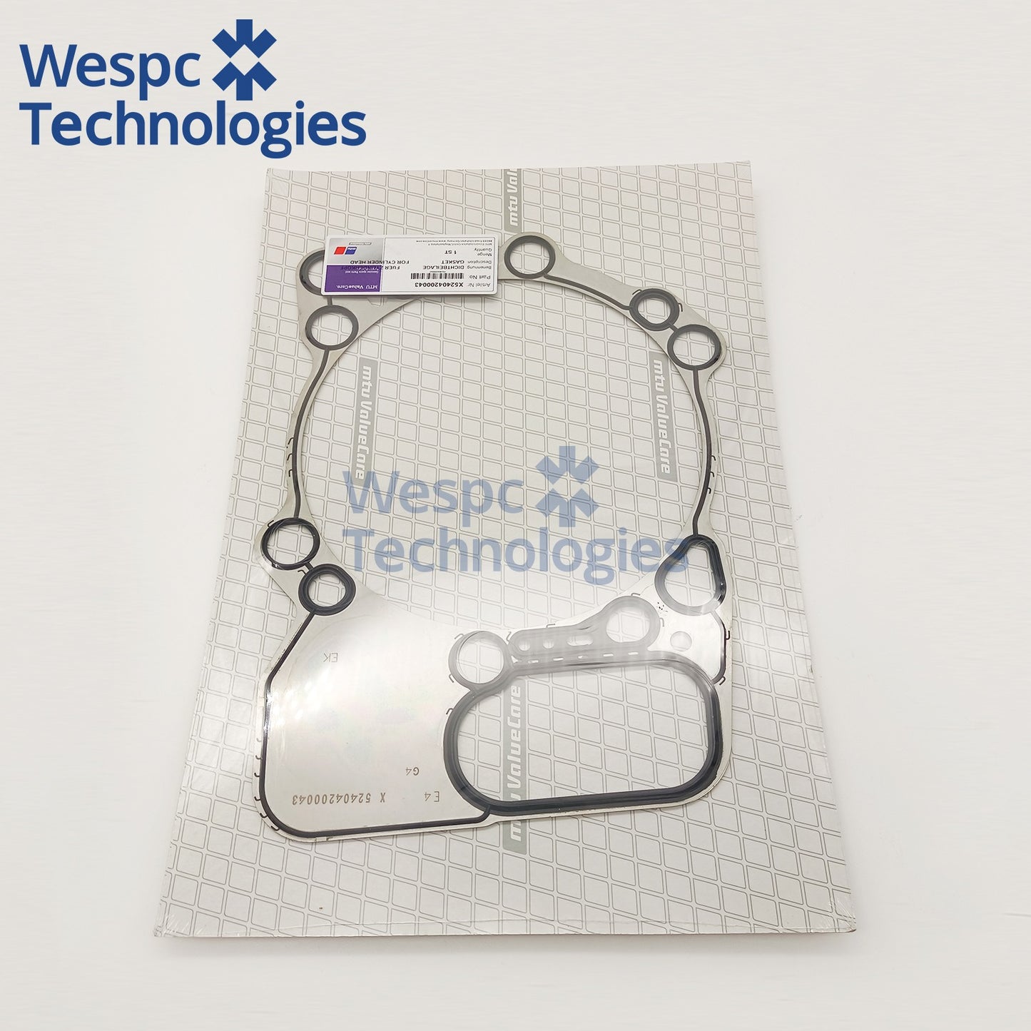 Original X52404200043 Cylinder Head Gasket Fit MTU 8V 12V 16V 20V4000 Diesel Engine Generator Marine Engine Spare Part