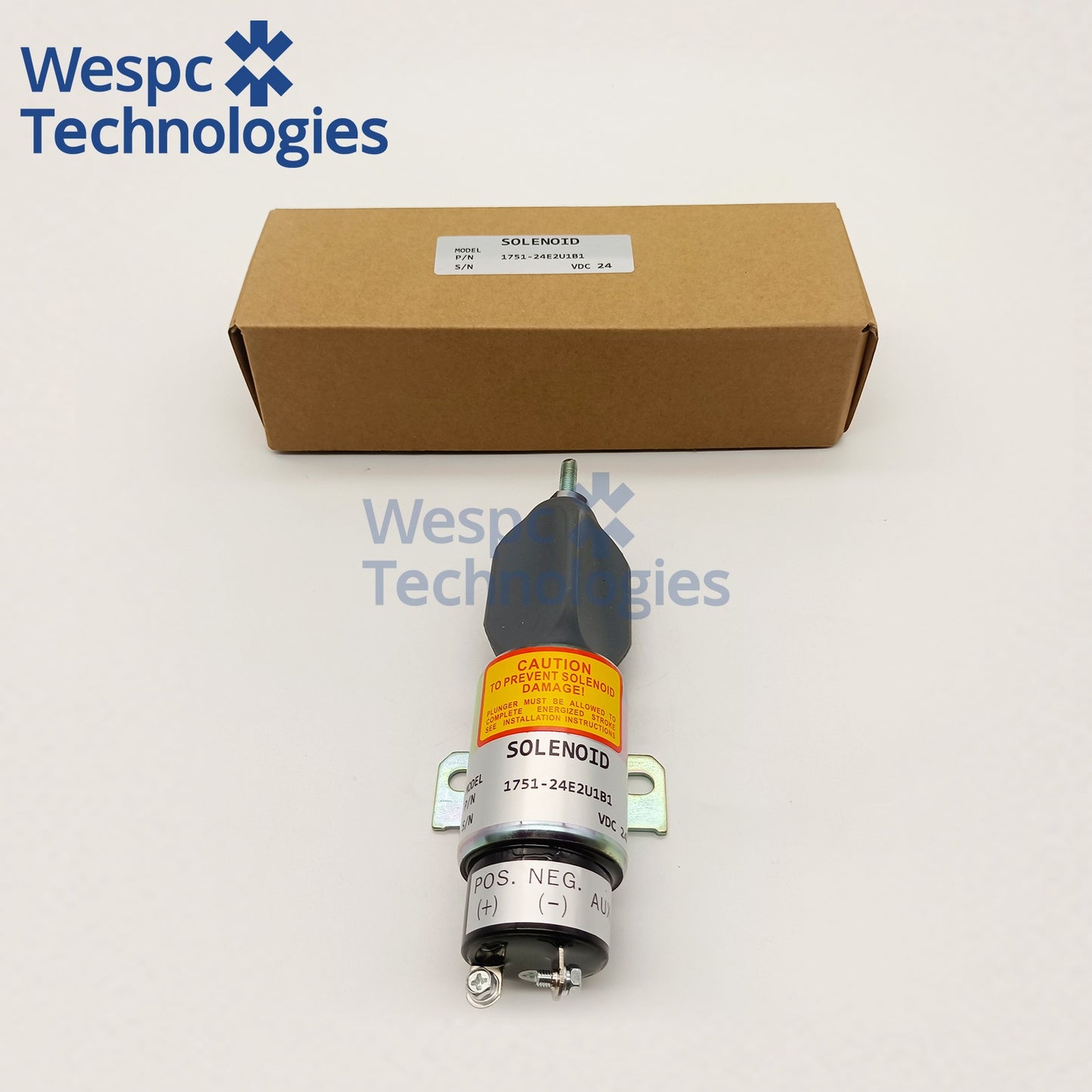 1751-24E2U1B1 Diesel Fuel Shut Solenoid 24V for Cummins Genset Excavator