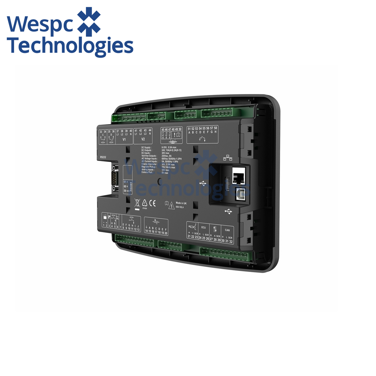 Original DeepSea DSE7420 MKII Auto Mains Failure Control Module Diesel Engine Genset Panel Controller