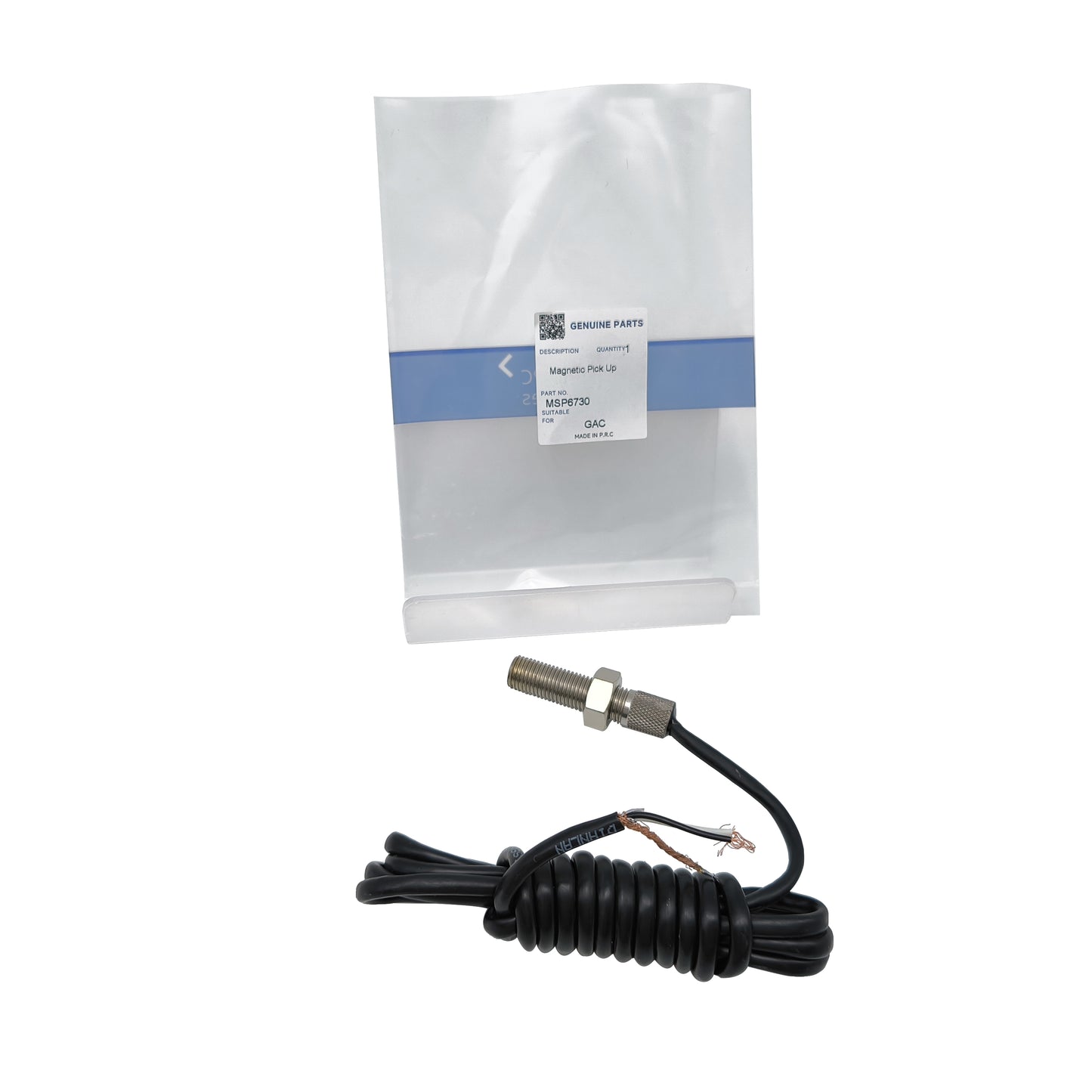 MSP6730 Engine Diesel RPM Magnetic Rotational Pick Up Speed Sensor MPU WESPC . Suitable for Generator Set