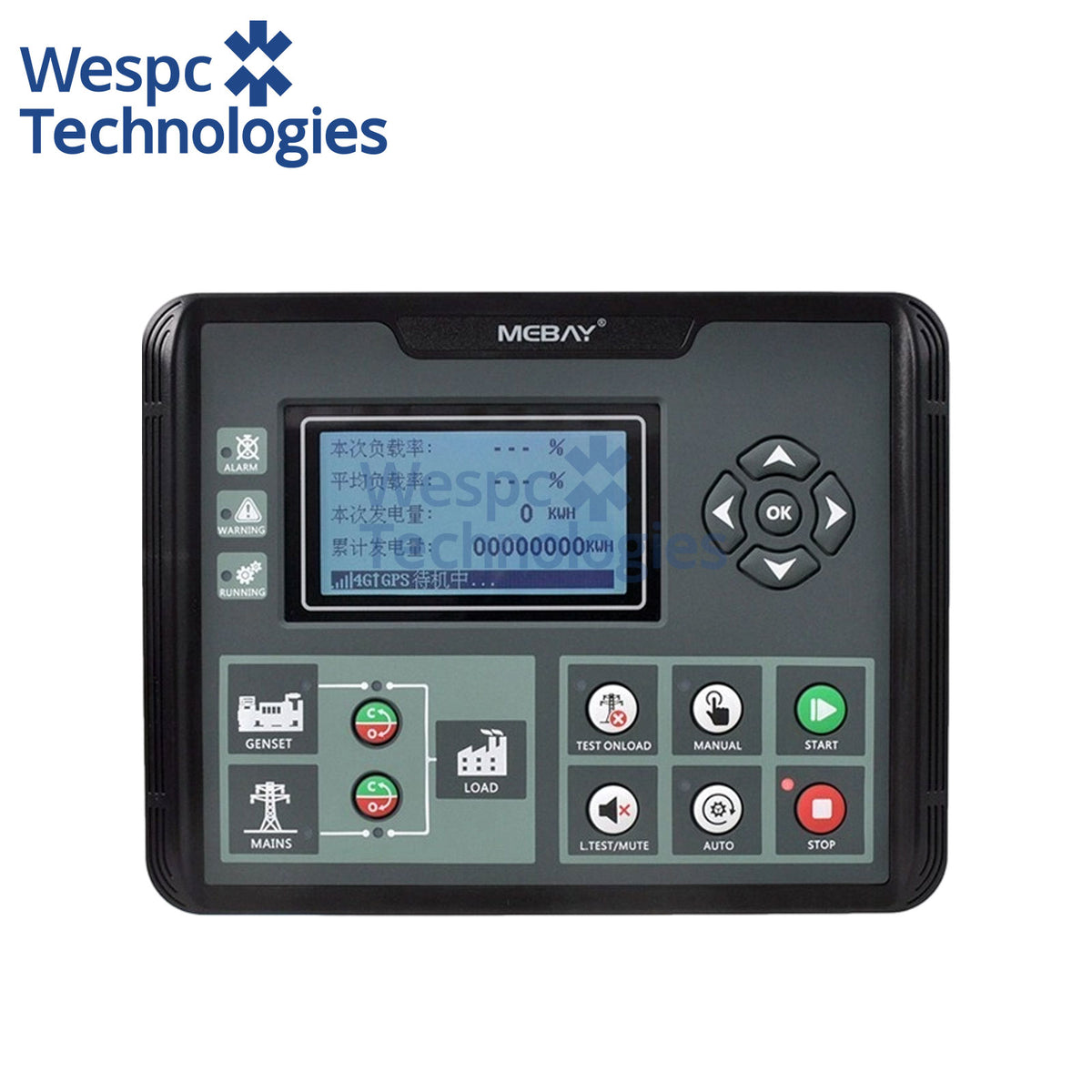 Original DC52CR AMF Genset Controller Generator Controller ATS Auto Mains Failure Panel CAN For Diesel Gasoline