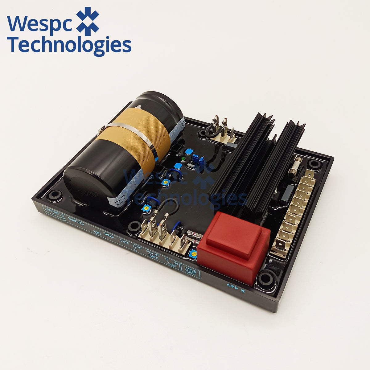 R449 AVR Automatic Voltage Regulator Compatible With Leroy Somer AREP PMG Alternator A50-A54 Genset