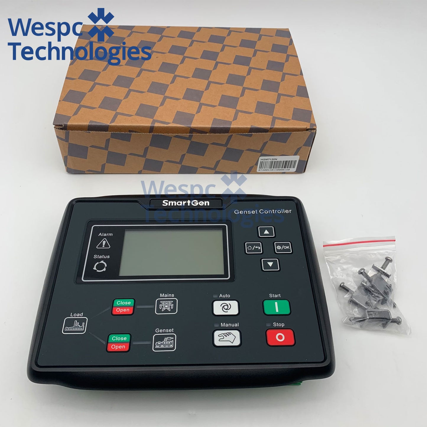 Original SmartGen HGM7120N Generator Controller Original Auto Mains Failure Genset Controller