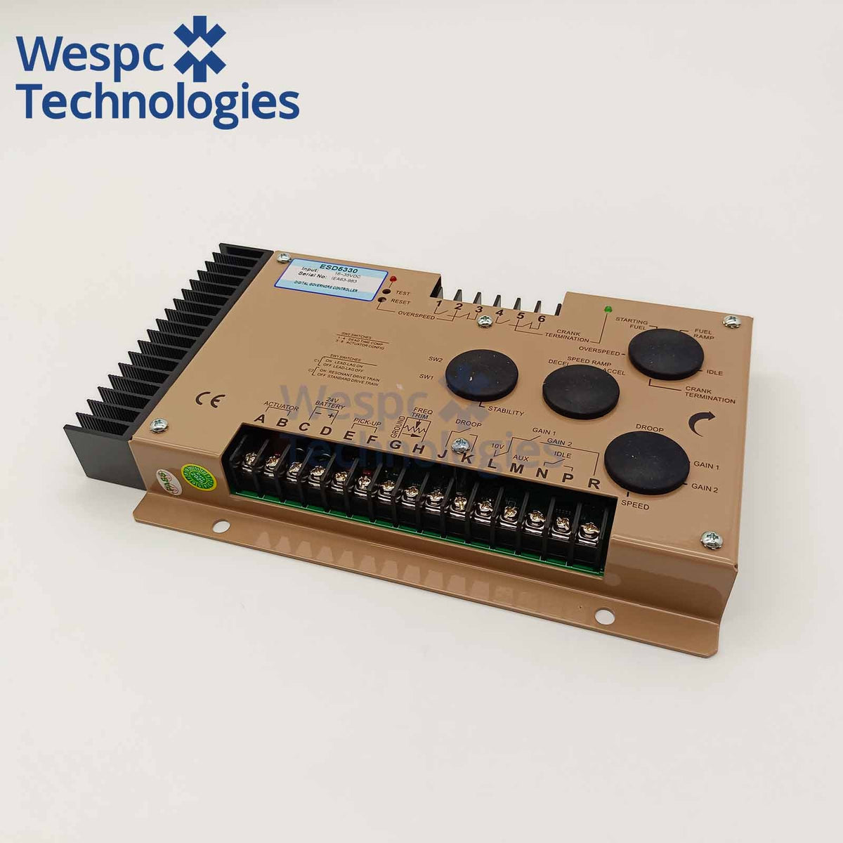 ESD5330E Speed Controller Generator Engine  Electronic Governor Control Board
